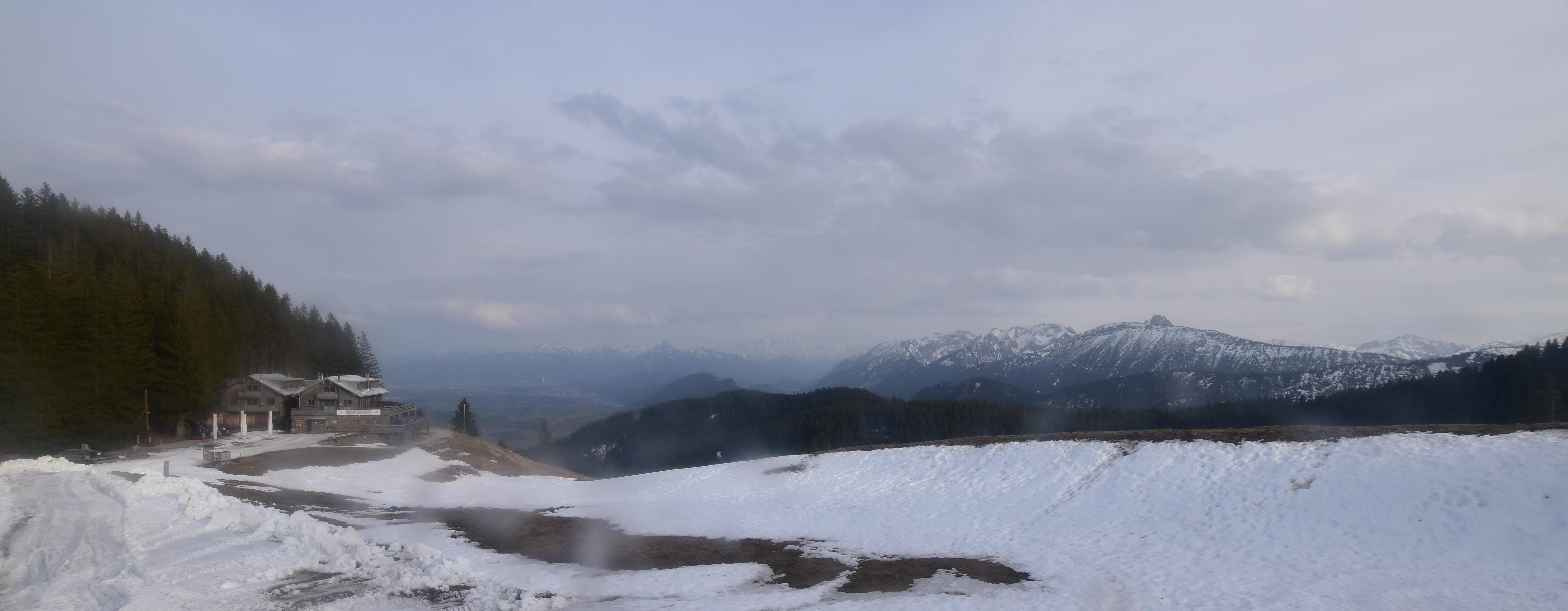 Archiv Foto Webcam Alpspitzbahn Nesselwang: Sportheim Böck