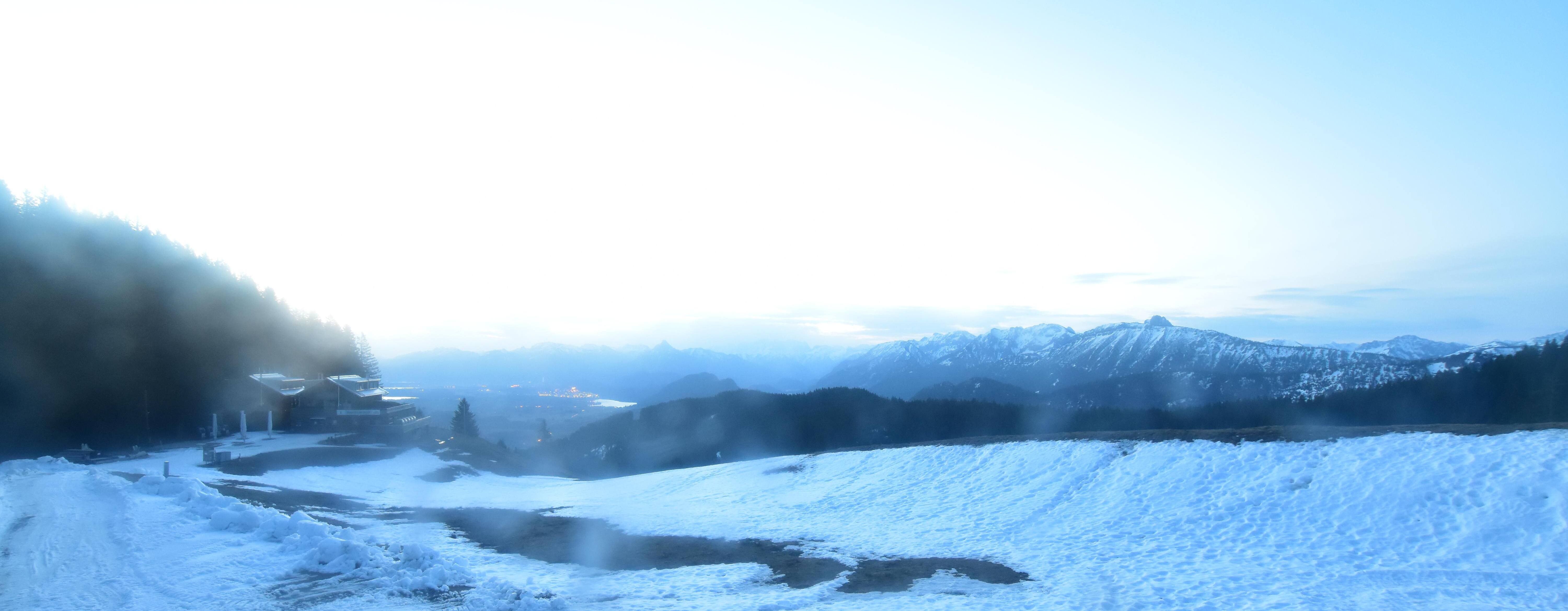 Archiv Foto Webcam Alpspitzbahn Nesselwang: Sportheim Böck
