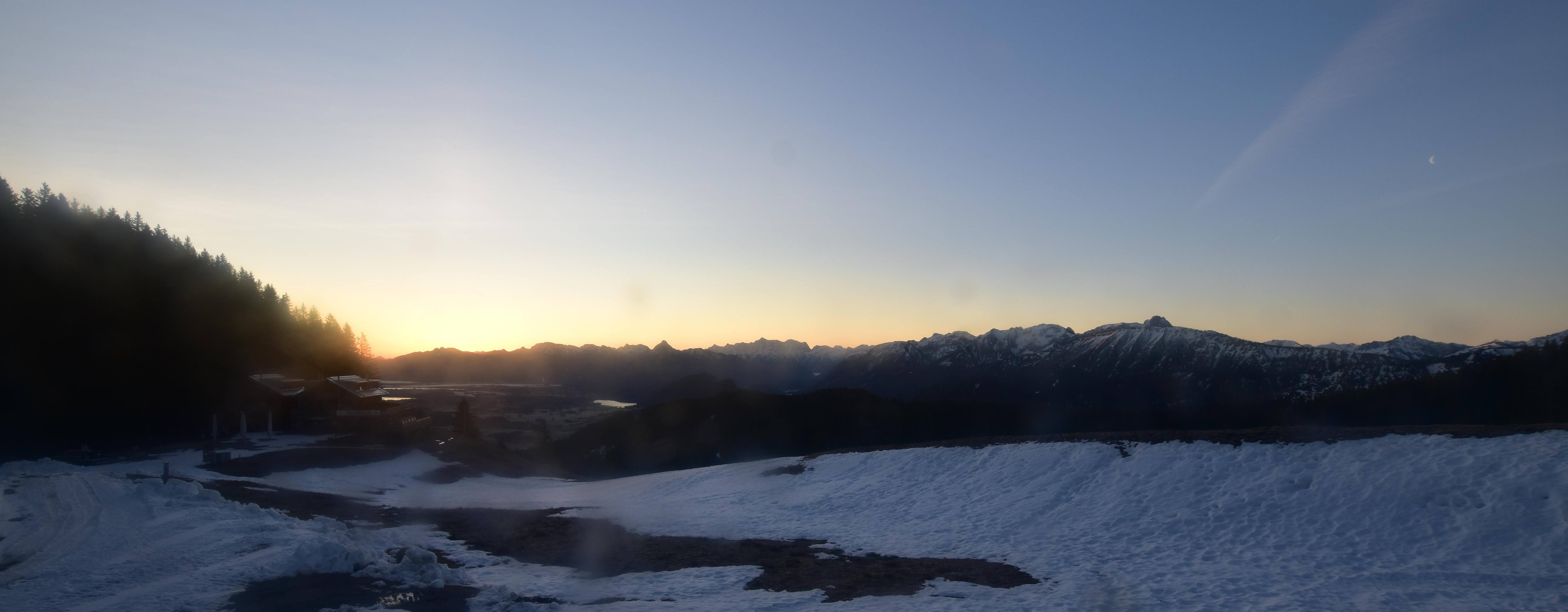 Archiv Foto Webcam Alpspitzbahn Nesselwang: Sportheim Böck