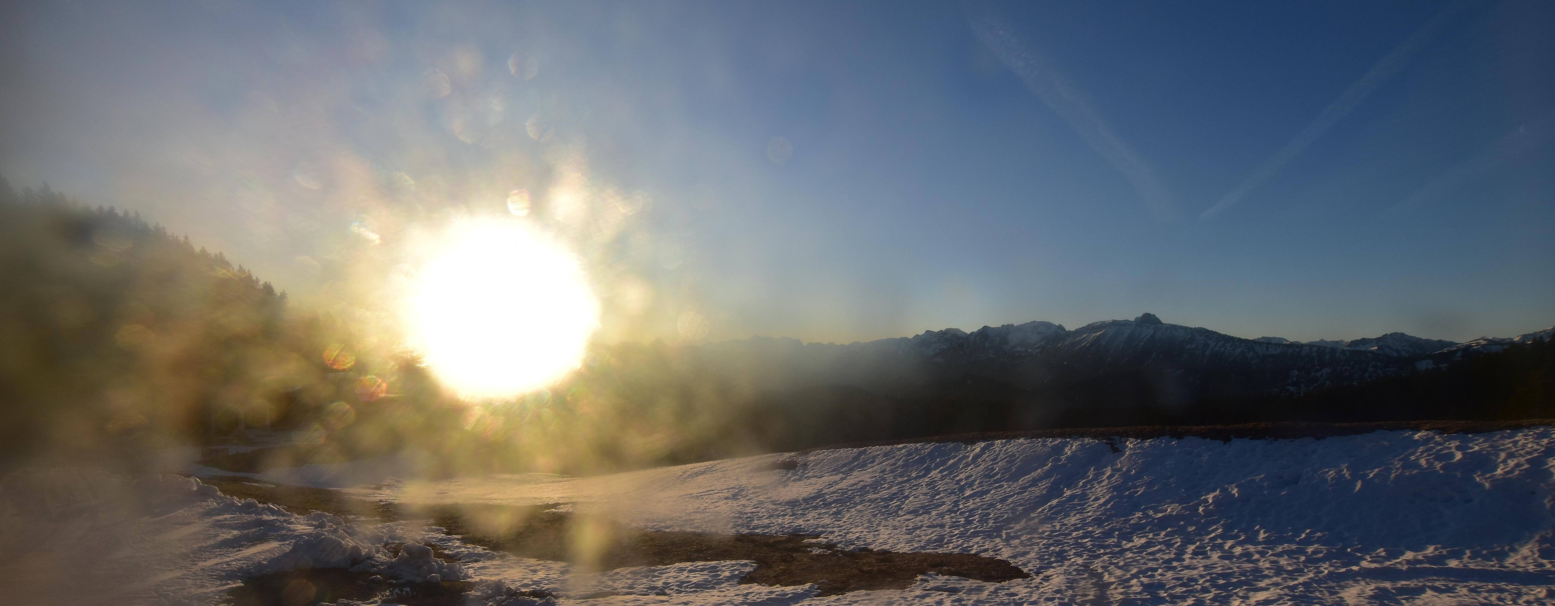 Archiv Foto Webcam Alpspitzbahn Nesselwang: Sportheim Böck