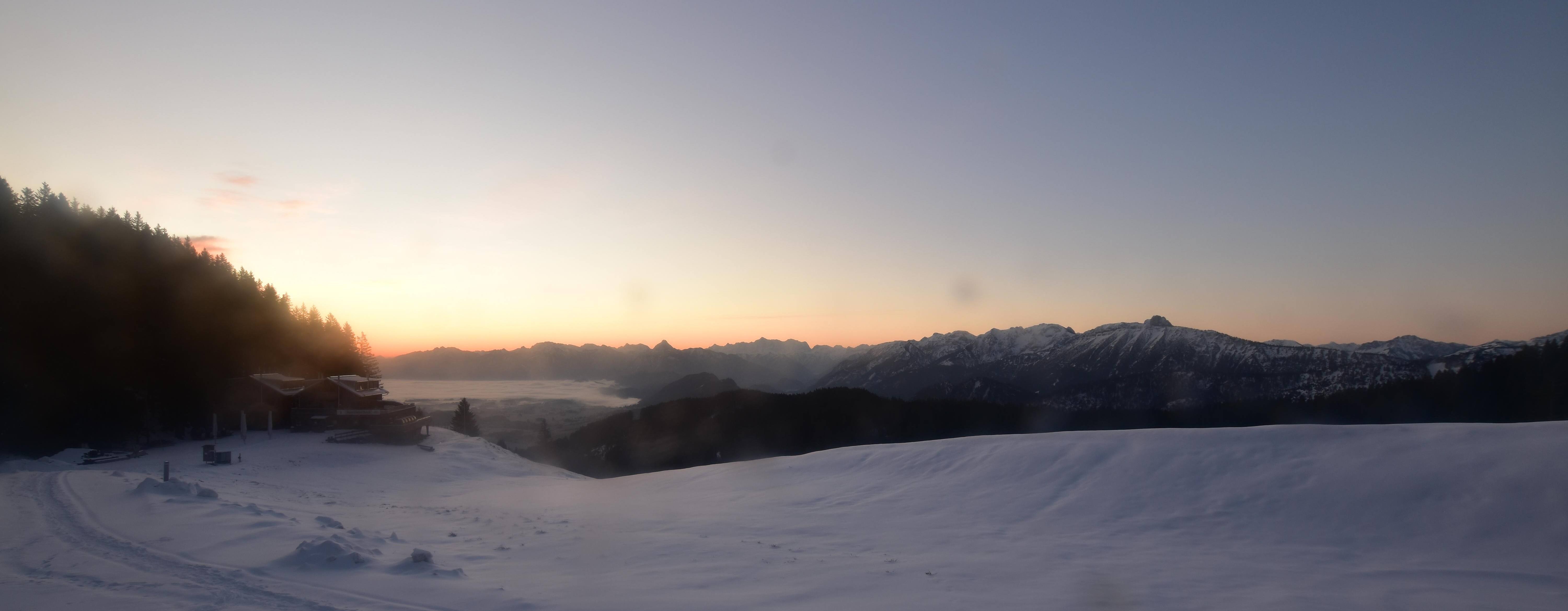 Archiv Foto Webcam Alpspitzbahn Nesselwang: Sportheim Böck