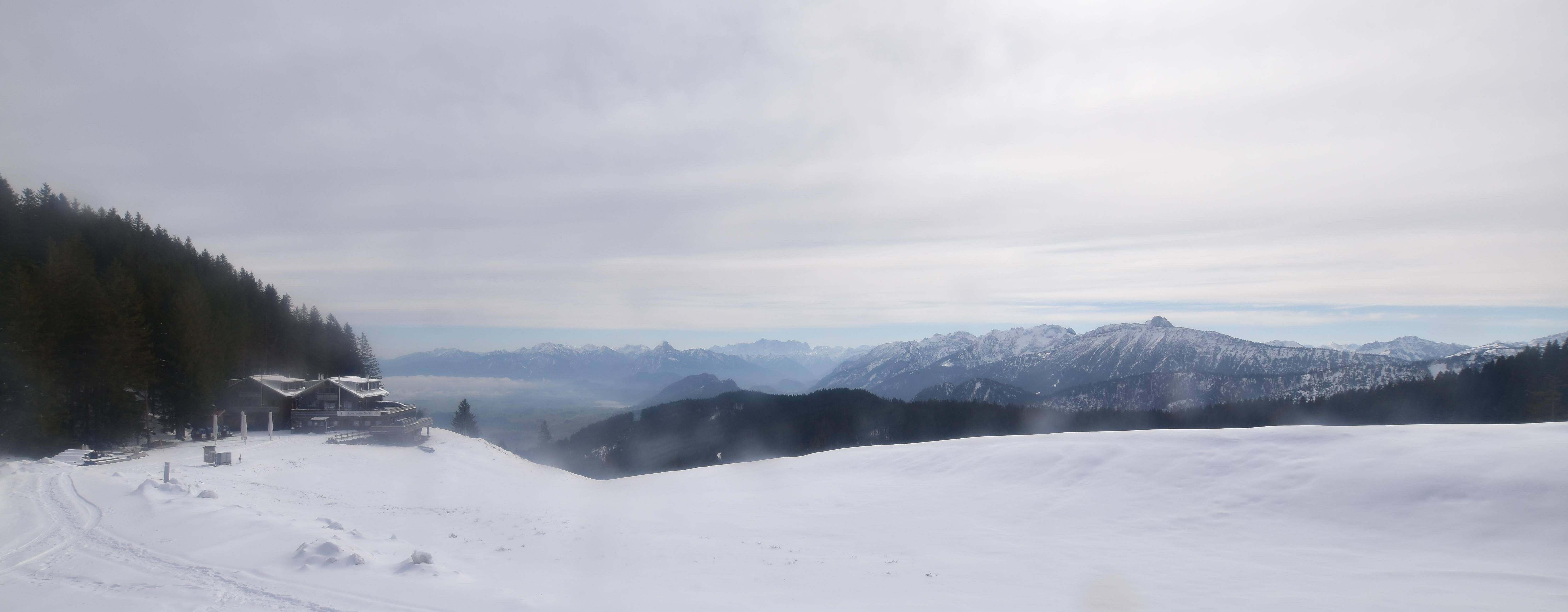 Archiv Foto Webcam Alpspitzbahn Nesselwang: Sportheim Böck