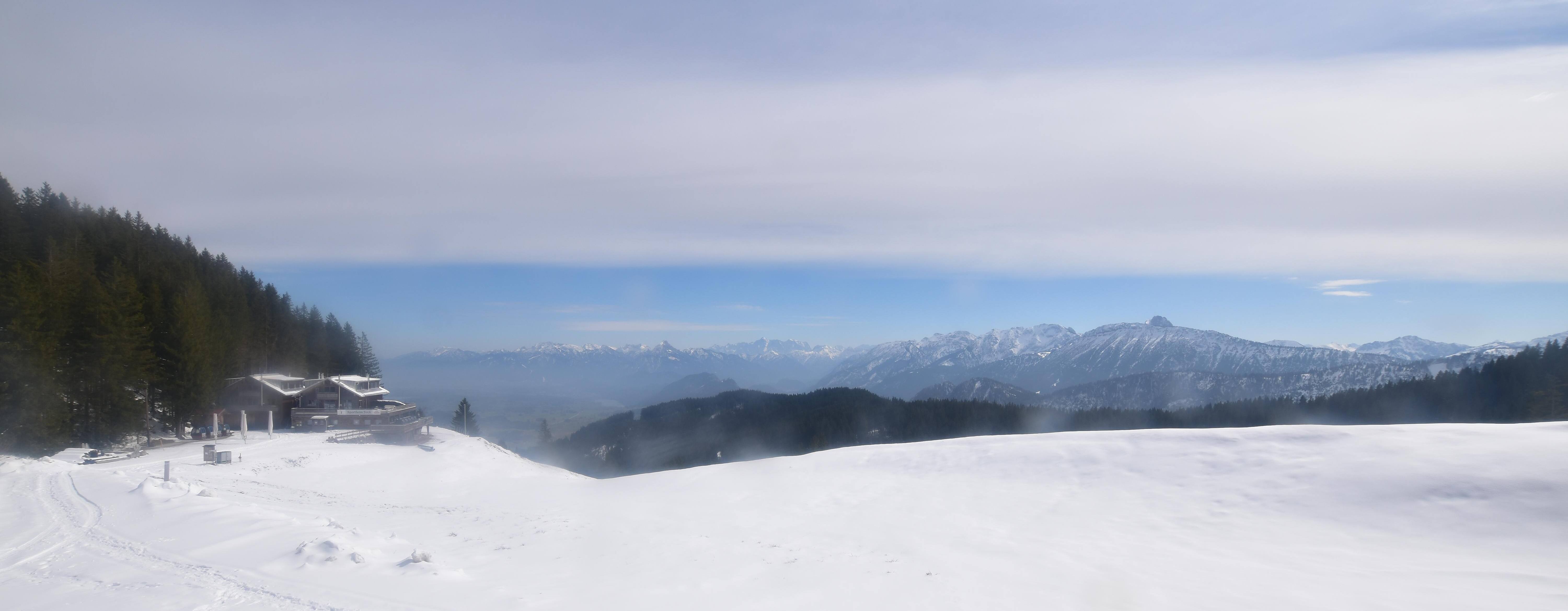Archiv Foto Webcam Alpspitzbahn Nesselwang: Sportheim Böck