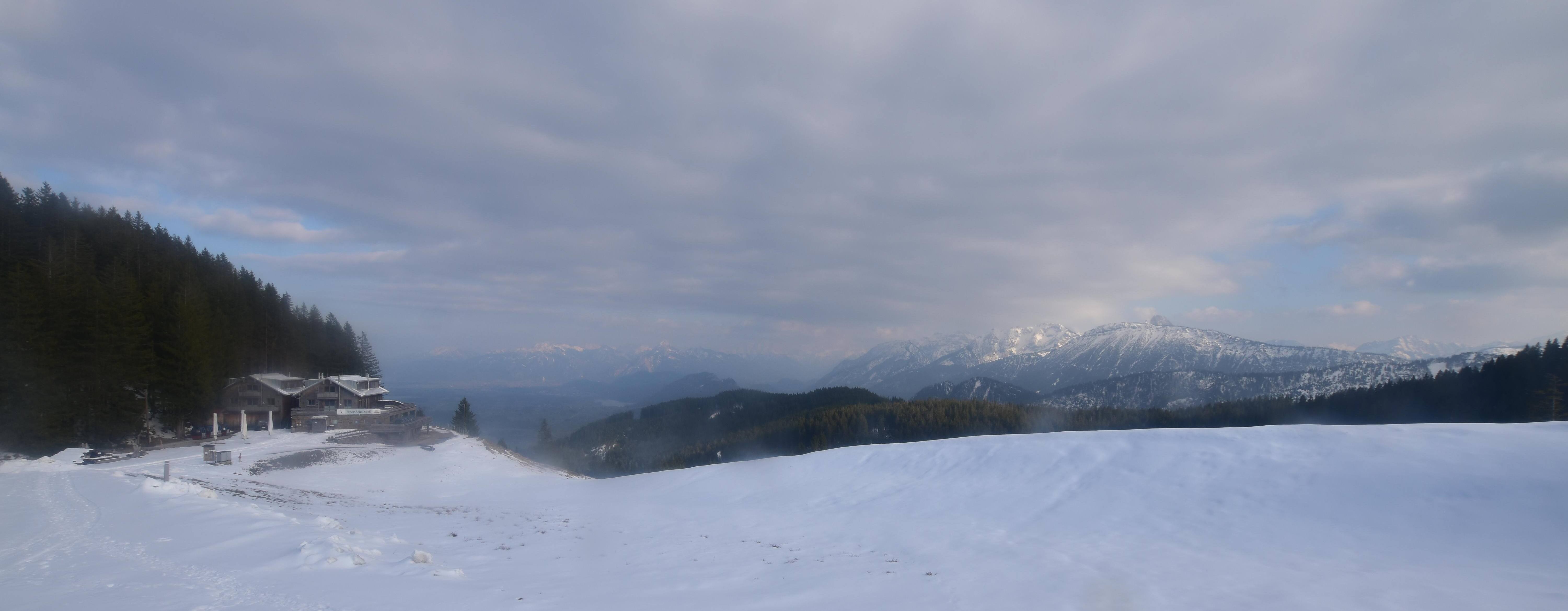 Archiv Foto Webcam Alpspitzbahn Nesselwang: Sportheim Böck