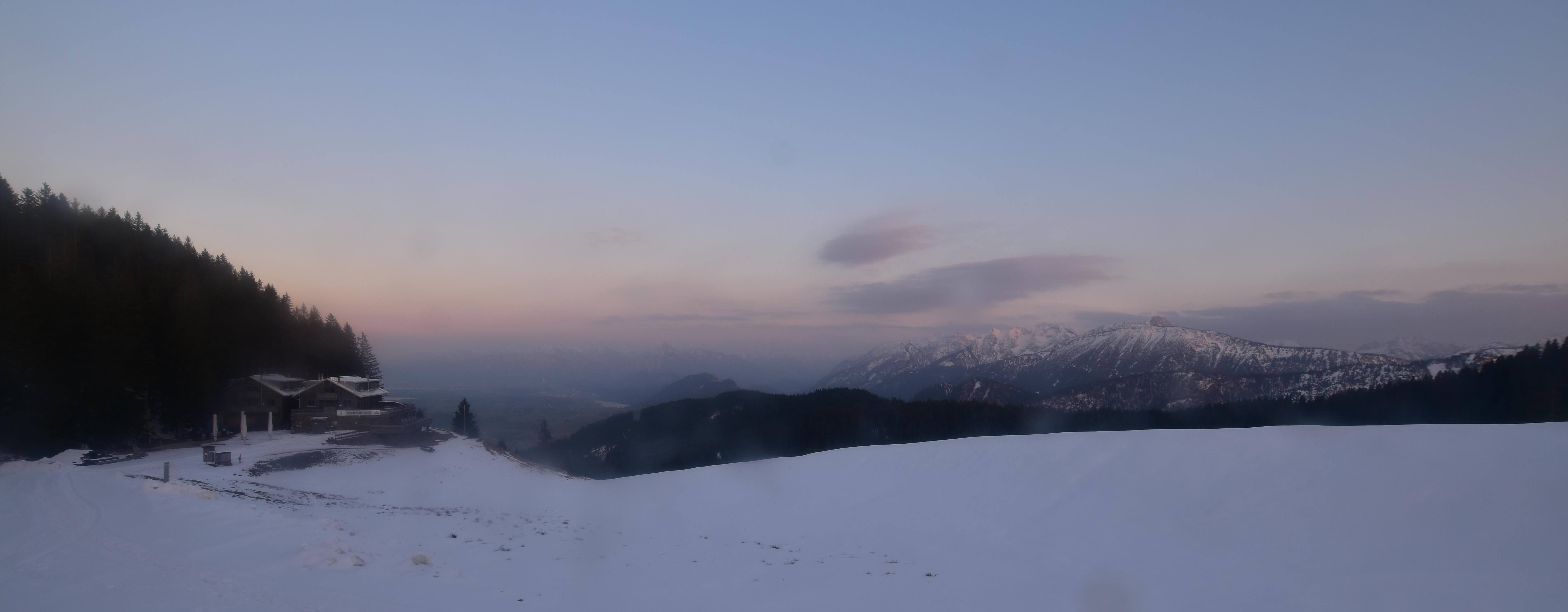 Archiv Foto Webcam Alpspitzbahn Nesselwang: Sportheim Böck