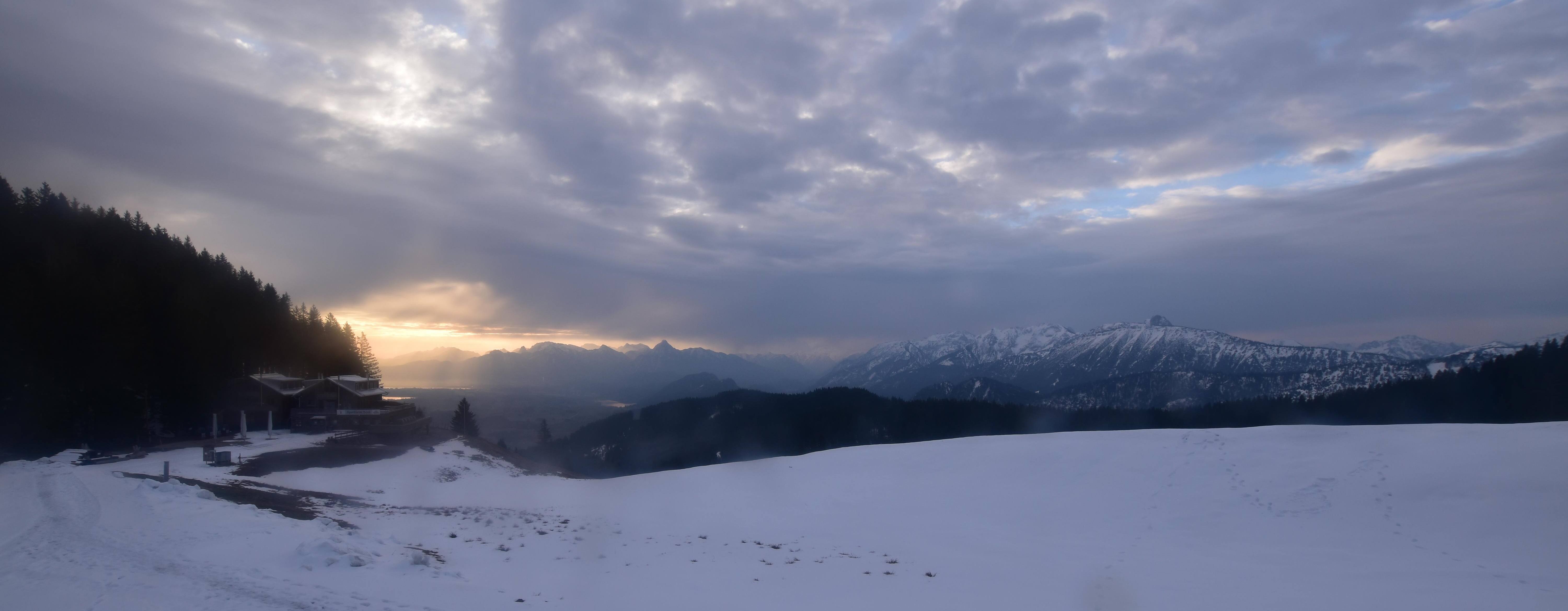 Archiv Foto Webcam Alpspitzbahn Nesselwang: Sportheim Böck