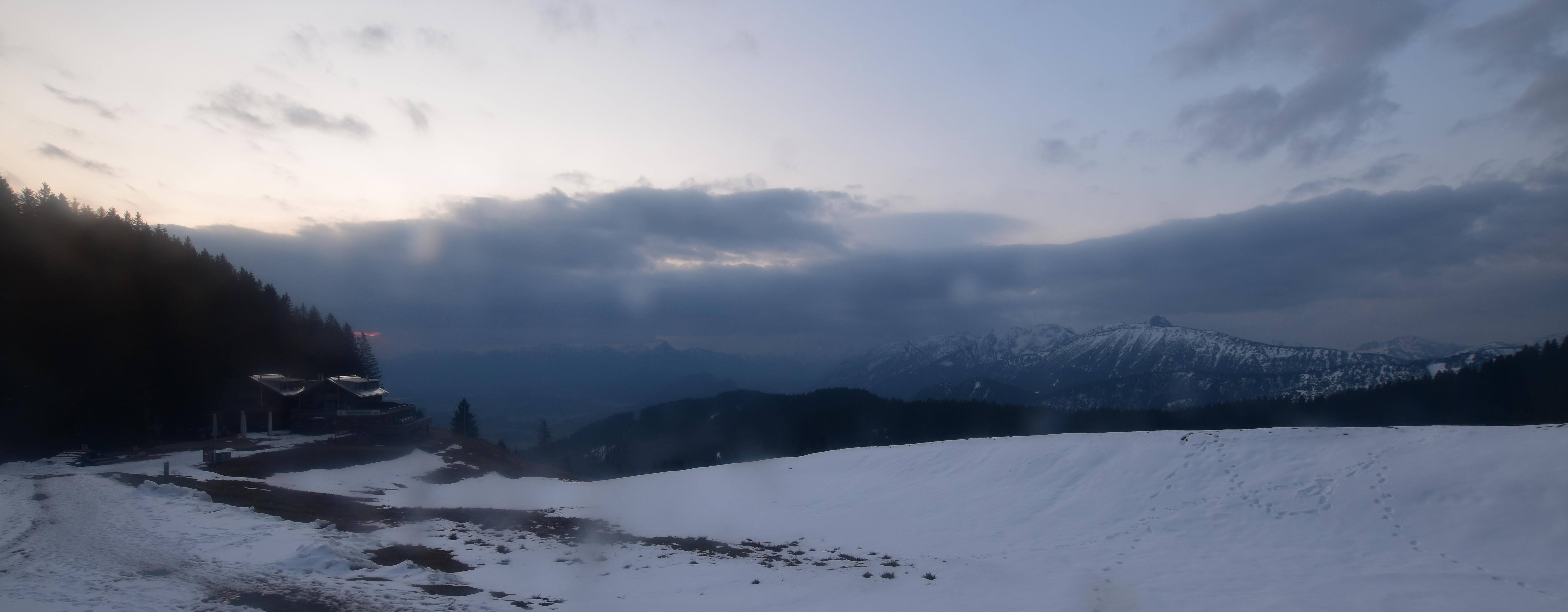 Archiv Foto Webcam Alpspitzbahn Nesselwang: Sportheim Böck