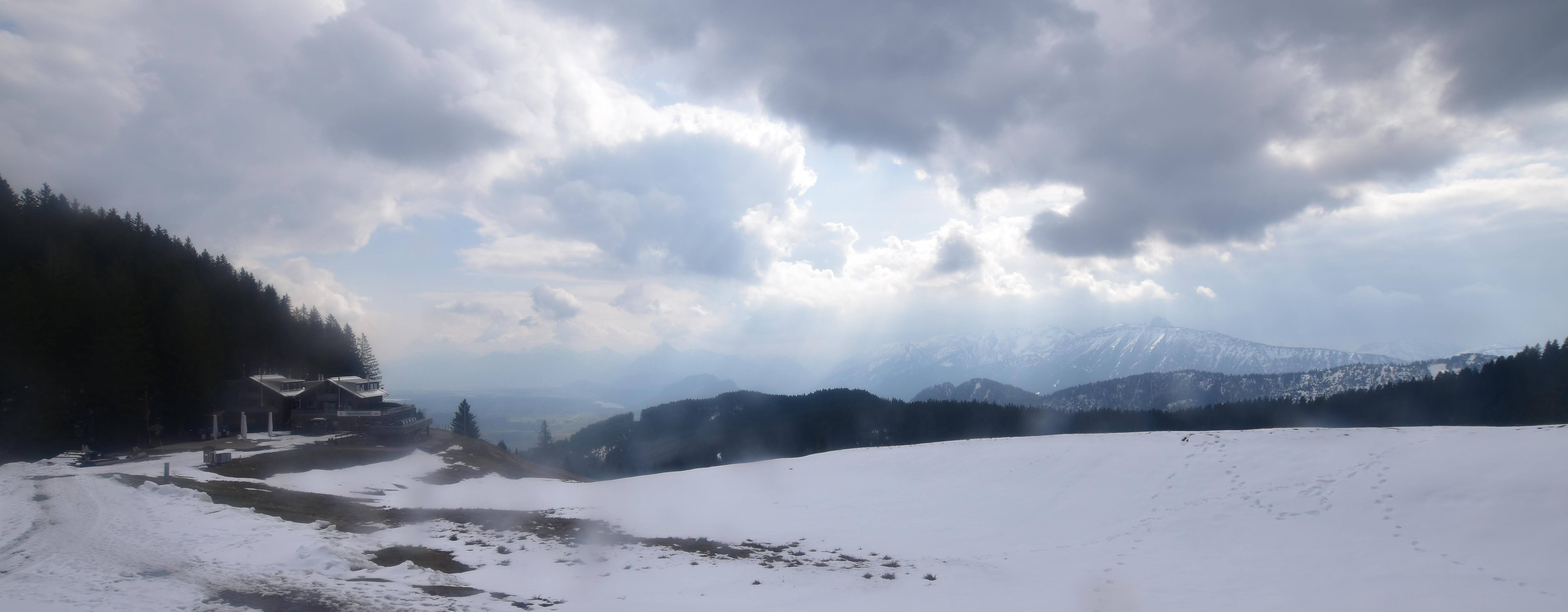 Archiv Foto Webcam Alpspitzbahn Nesselwang: Sportheim Böck
