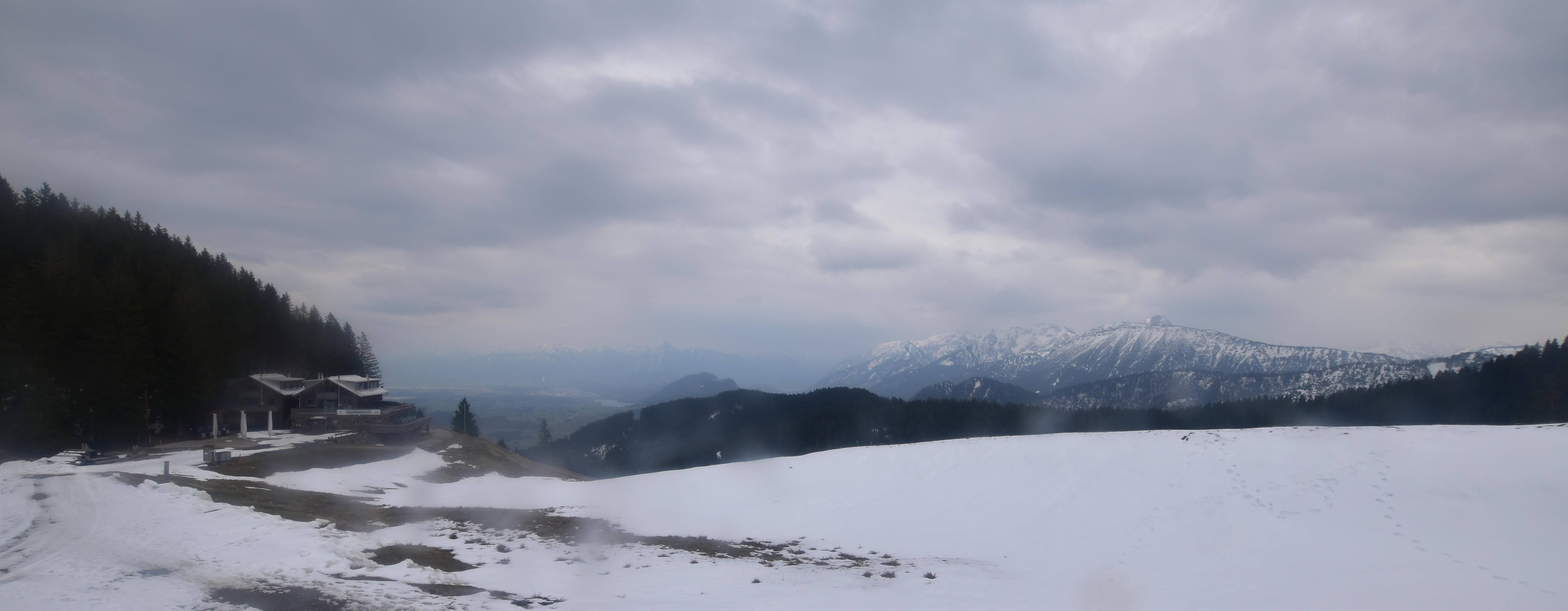 Archiv Foto Webcam Alpspitzbahn Nesselwang: Sportheim Böck