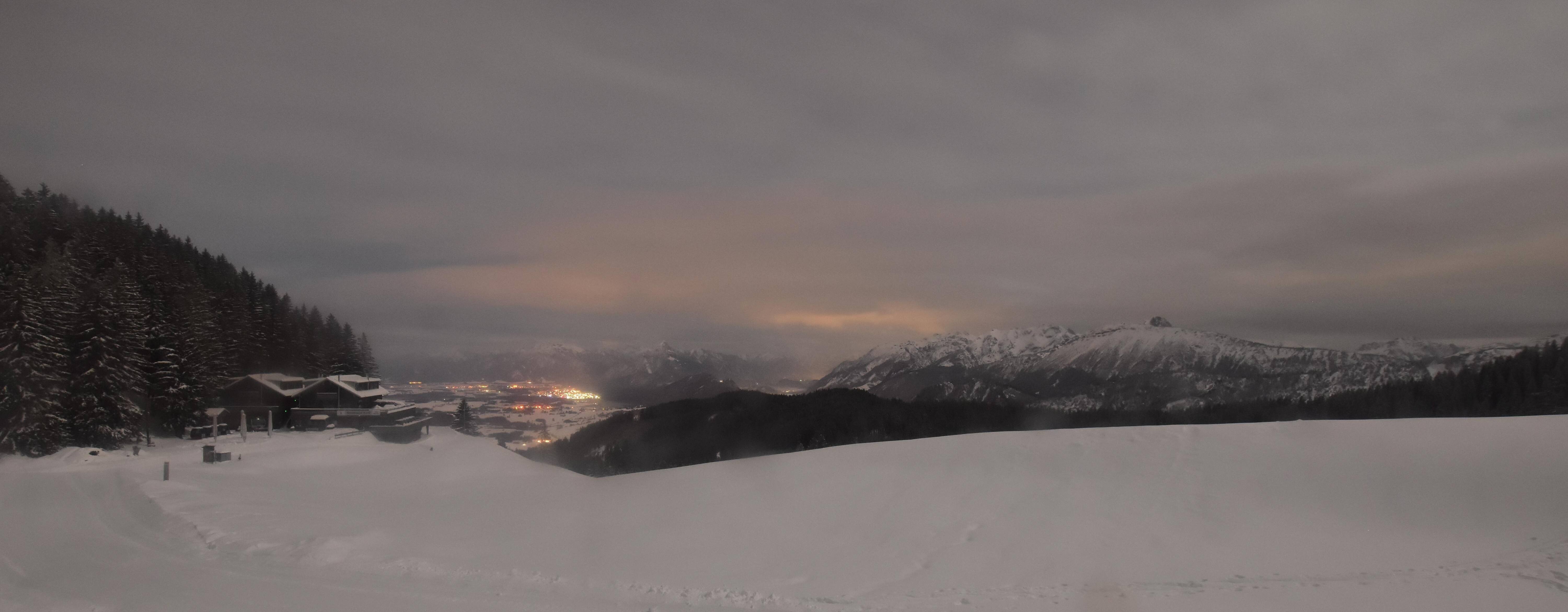 Archiv Foto Webcam Alpspitzbahn Nesselwang: Sportheim Böck
