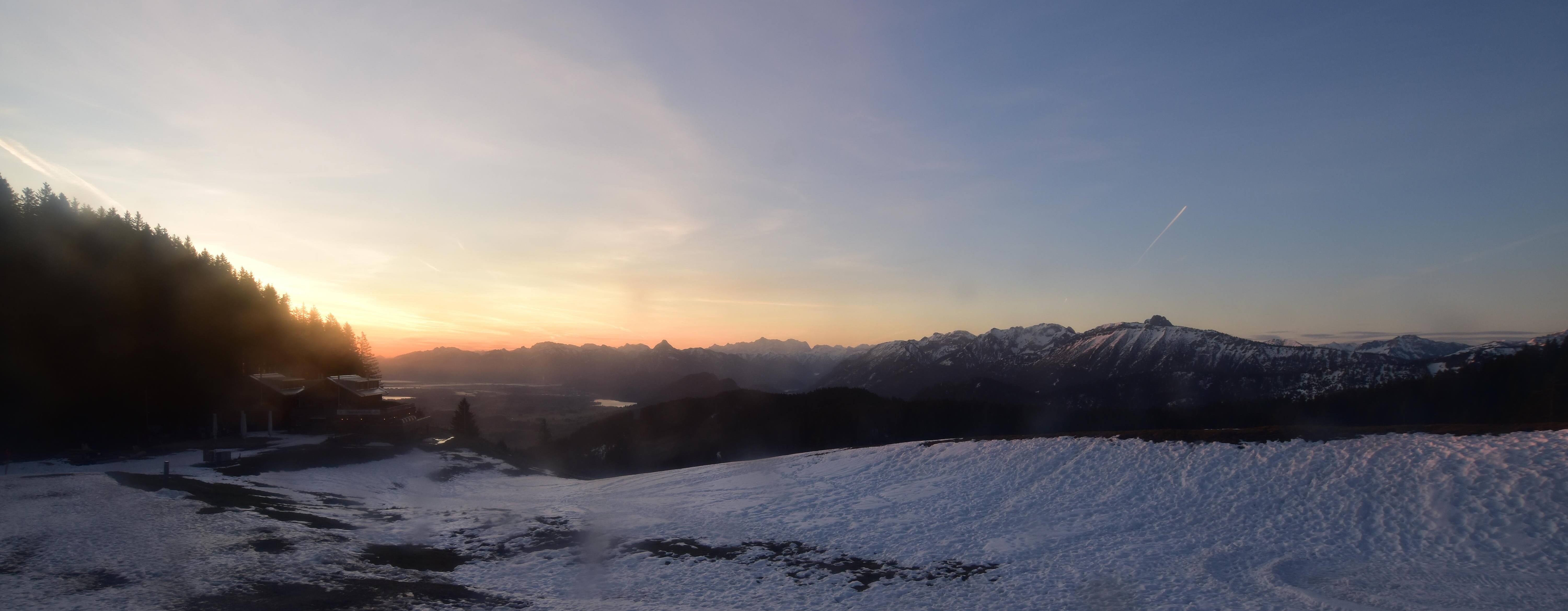 Archiv Foto Webcam Alpspitzbahn Nesselwang: Sportheim Böck