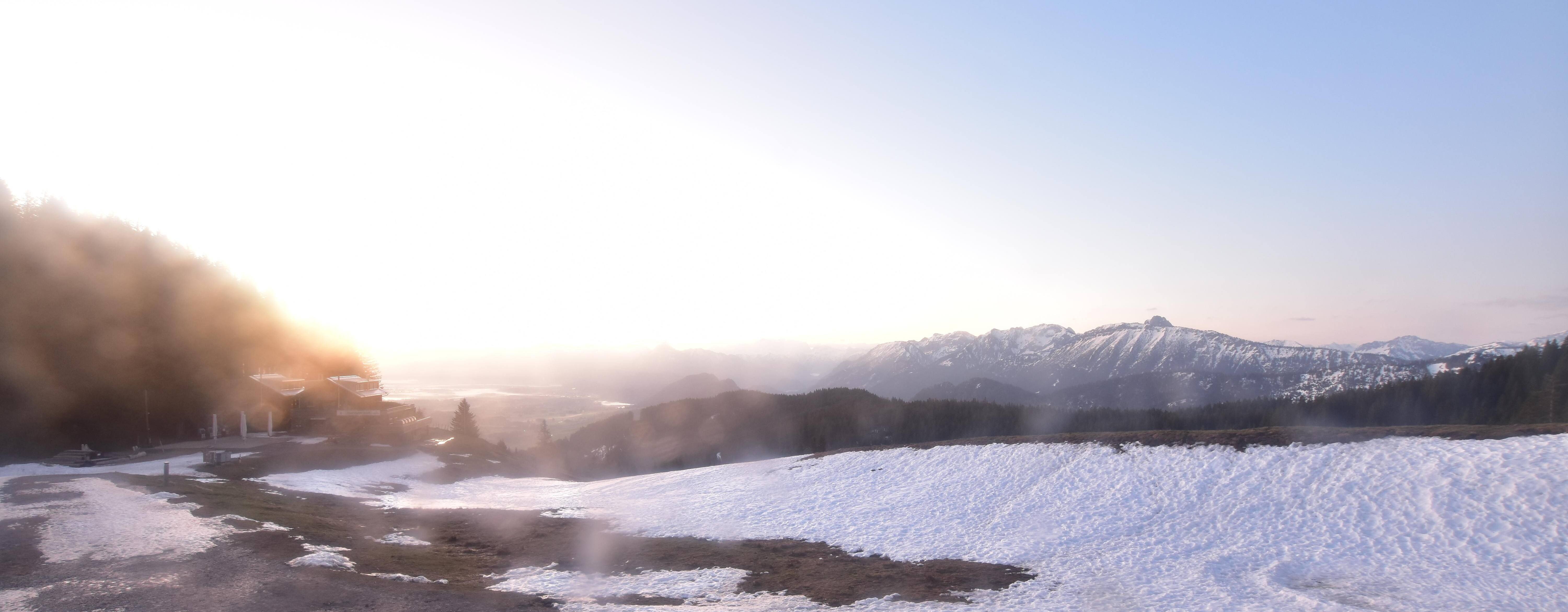 Archiv Foto Webcam Alpspitzbahn Nesselwang: Sportheim Böck