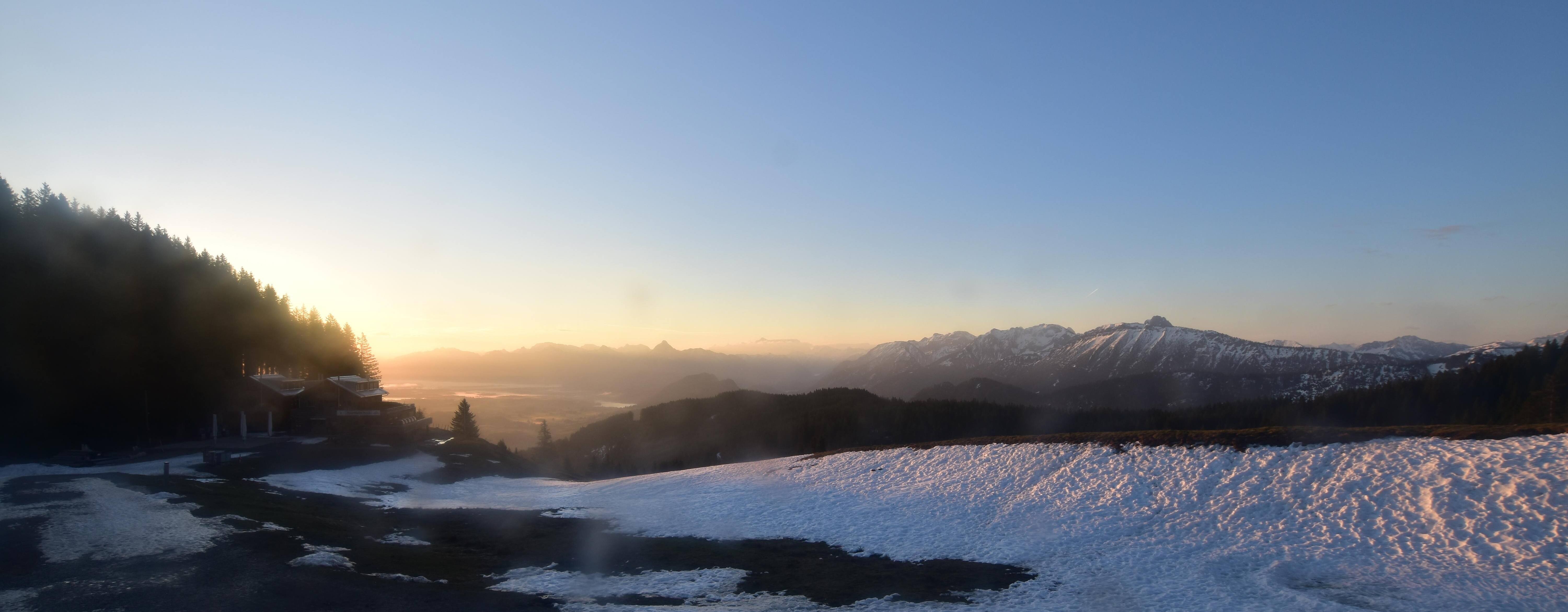 Archiv Foto Webcam Alpspitzbahn Nesselwang: Sportheim Böck