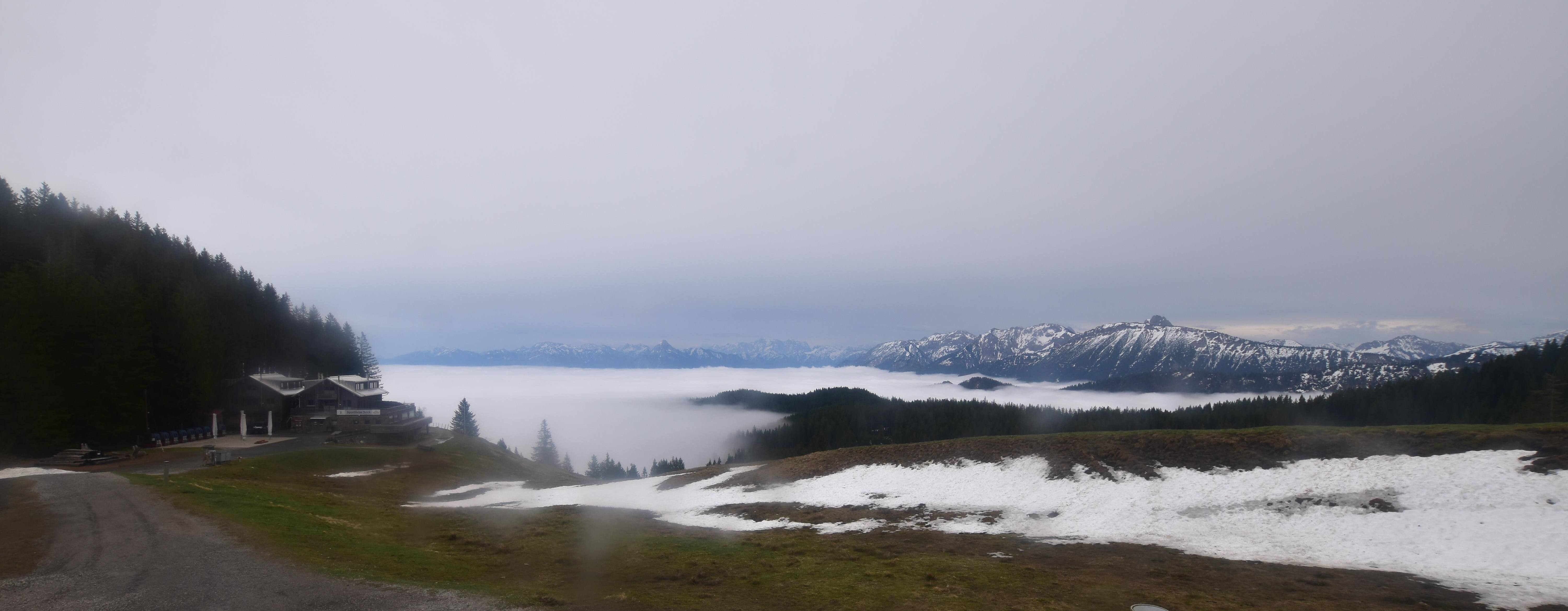 Archiv Foto Webcam Alpspitzbahn Nesselwang: Sportheim Böck