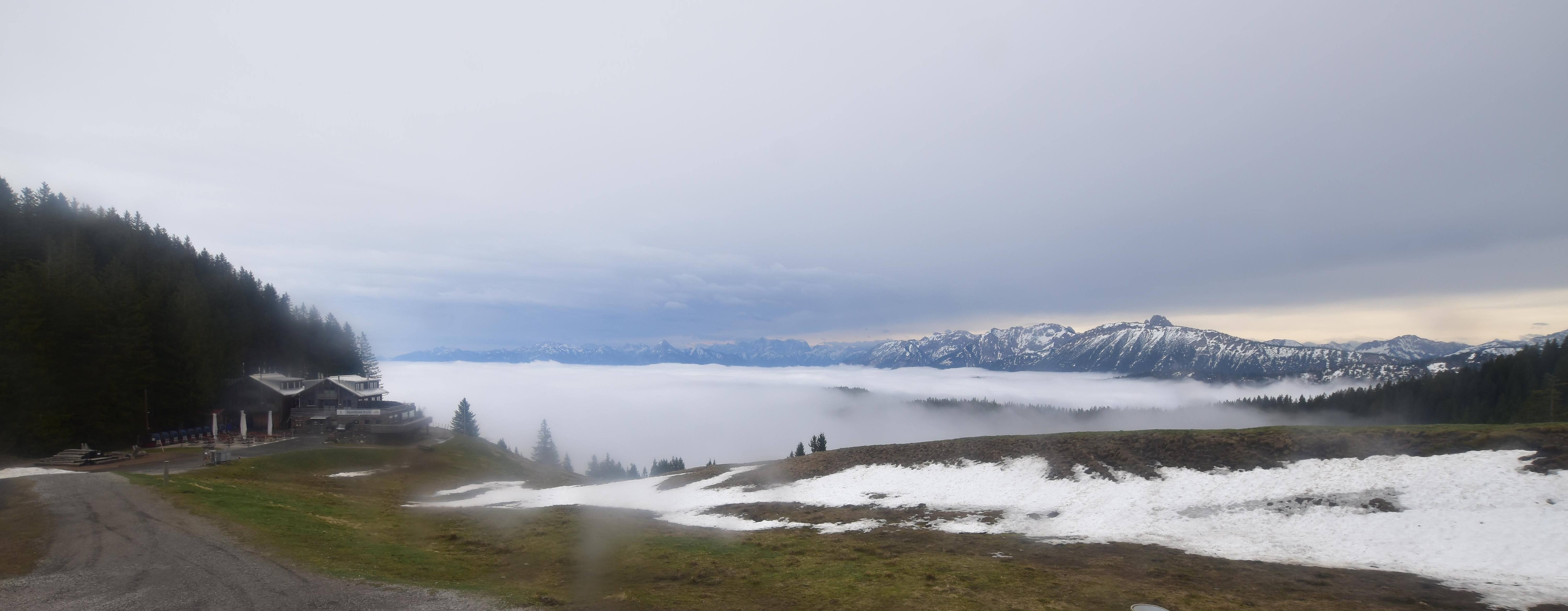 Archiv Foto Webcam Alpspitzbahn Nesselwang: Sportheim Böck