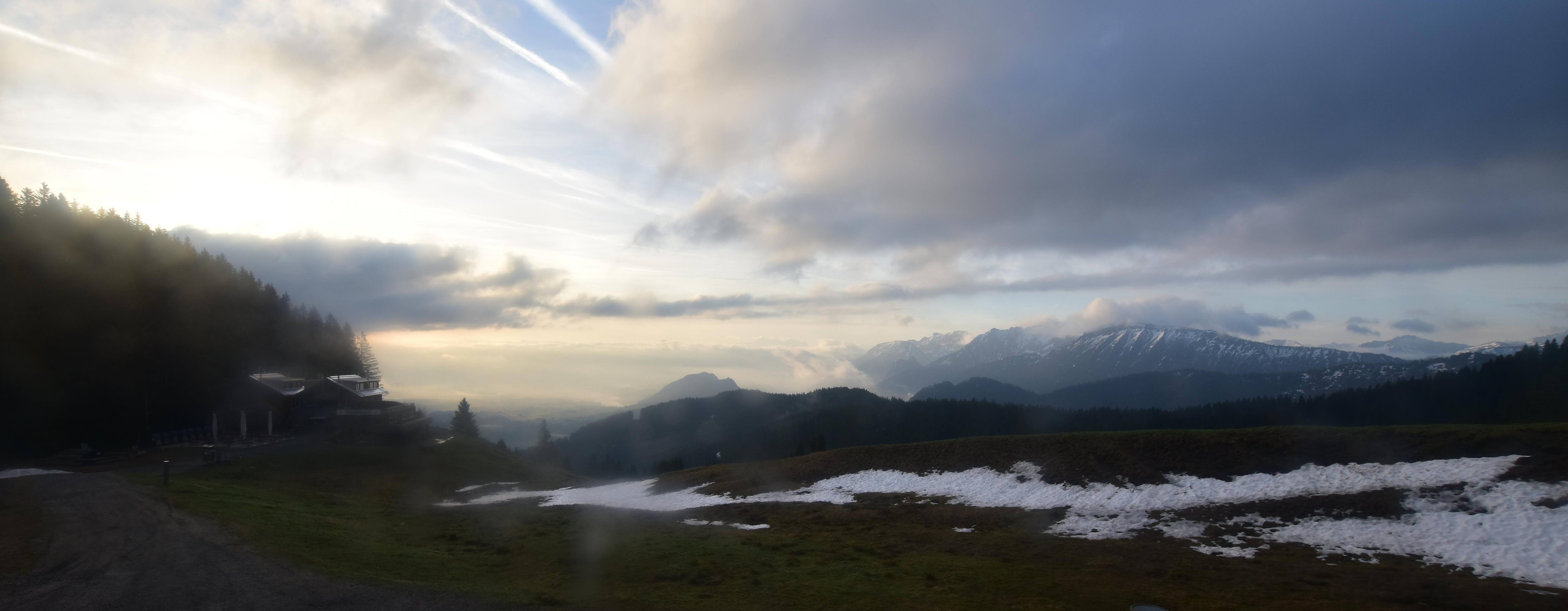 Archiv Foto Webcam Alpspitzbahn Nesselwang: Sportheim Böck