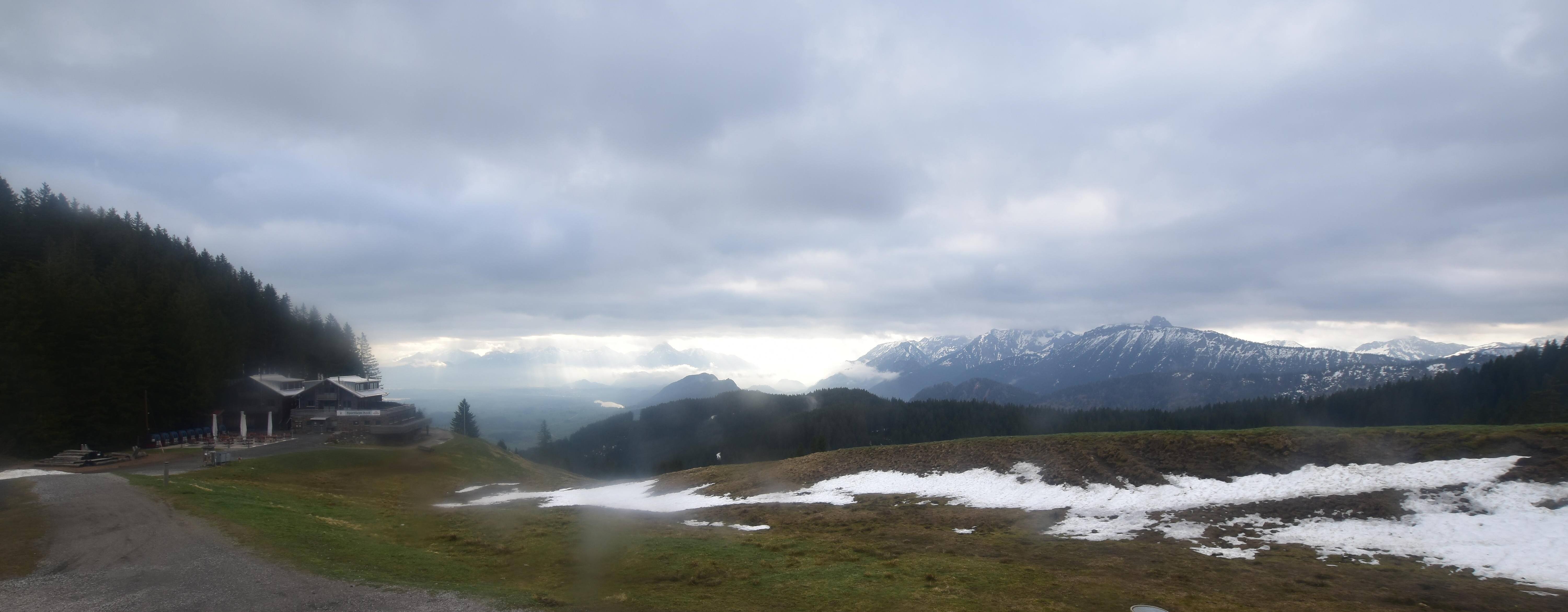Archiv Foto Webcam Alpspitzbahn Nesselwang: Sportheim Böck