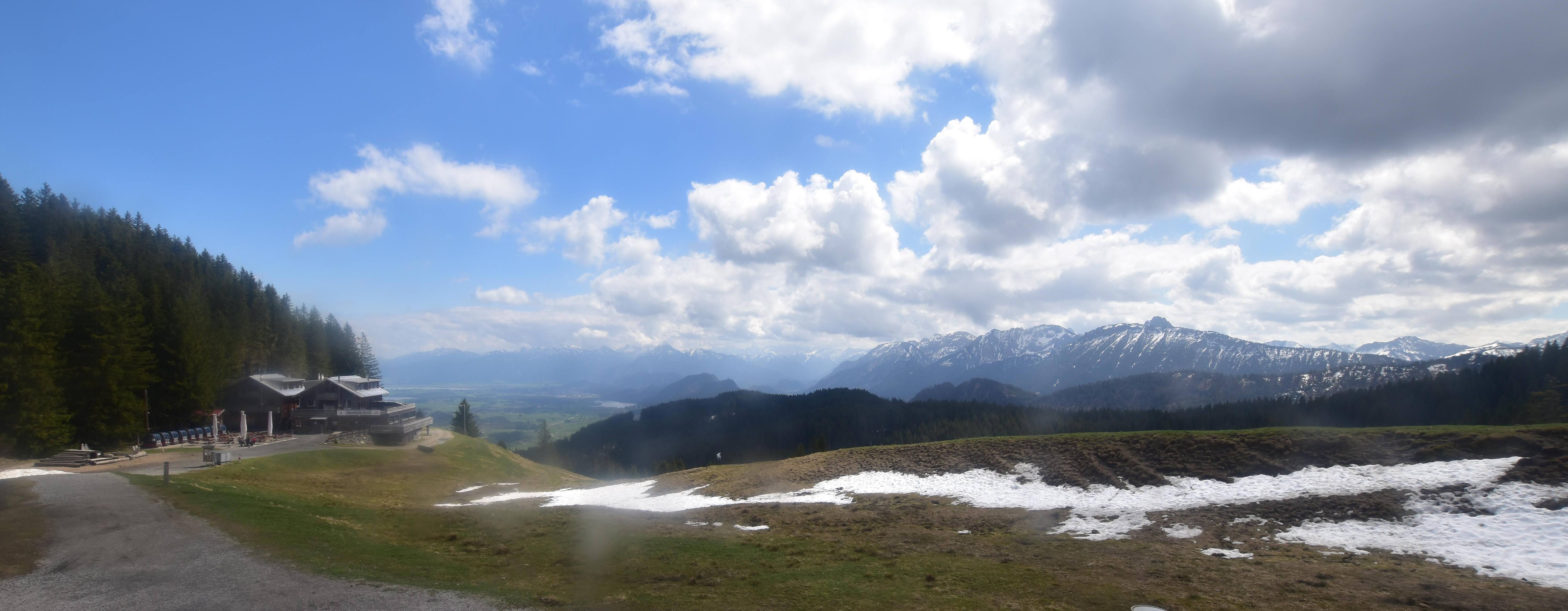 Archiv Foto Webcam Alpspitzbahn Nesselwang: Sportheim Böck