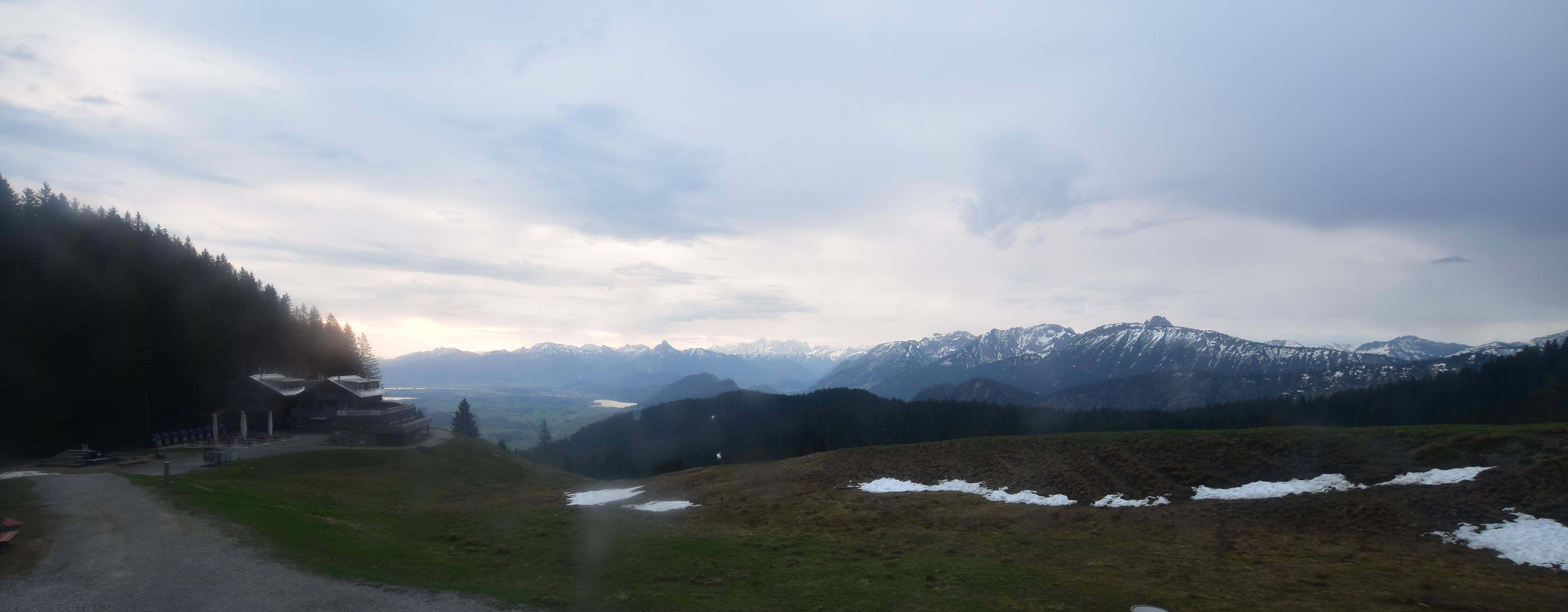 Archiv Foto Webcam Alpspitzbahn Nesselwang: Sportheim Böck