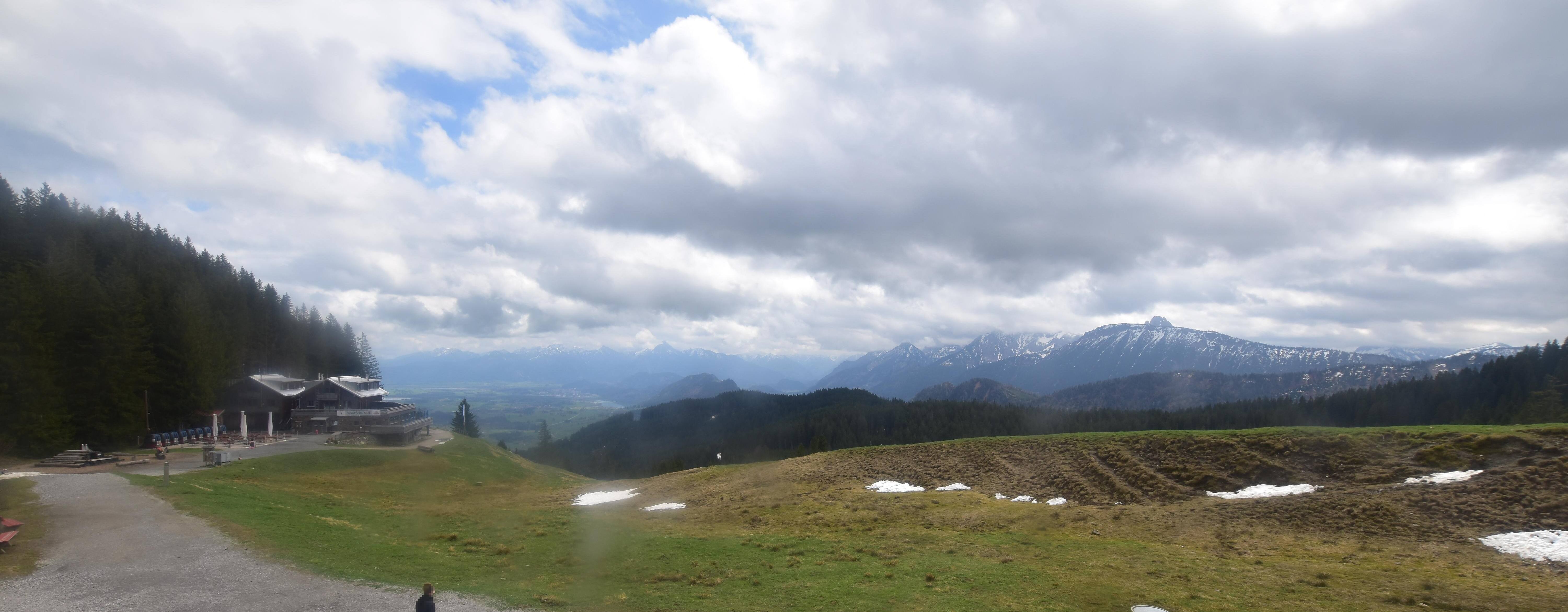 Archiv Foto Webcam Alpspitzbahn Nesselwang: Sportheim Böck