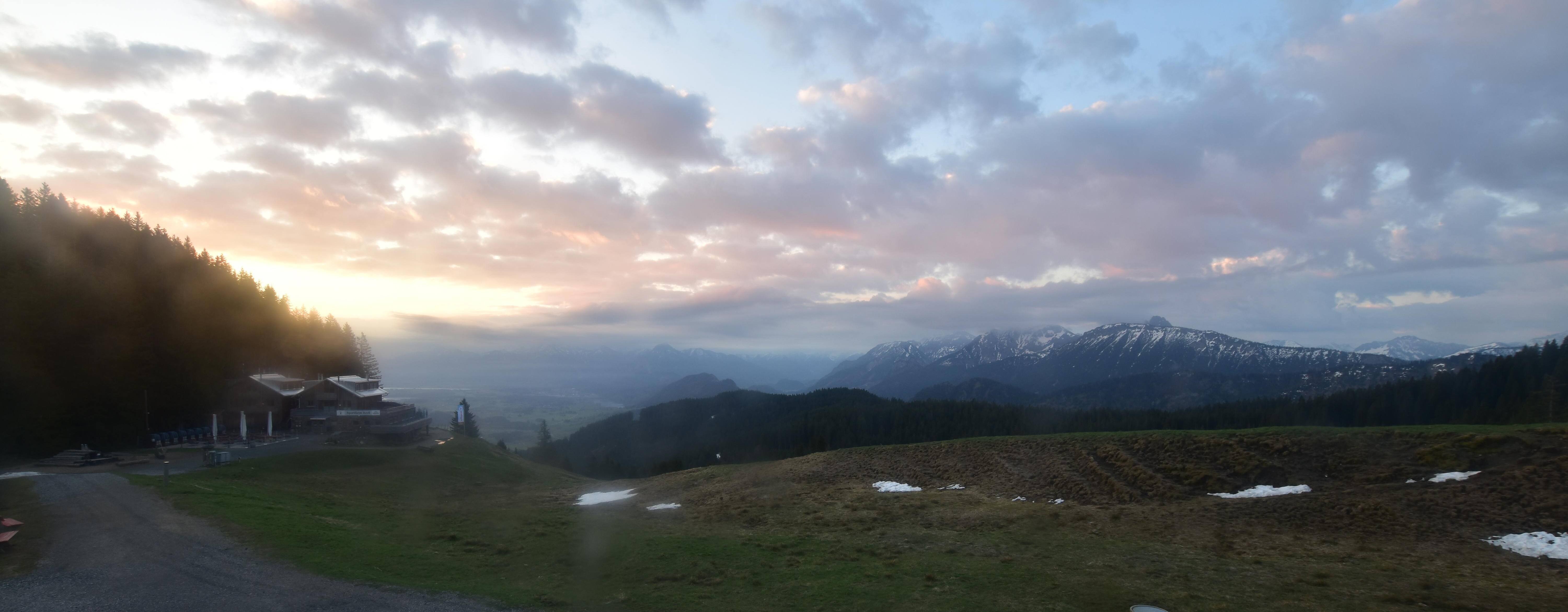 Archiv Foto Webcam Alpspitzbahn Nesselwang: Sportheim Böck
