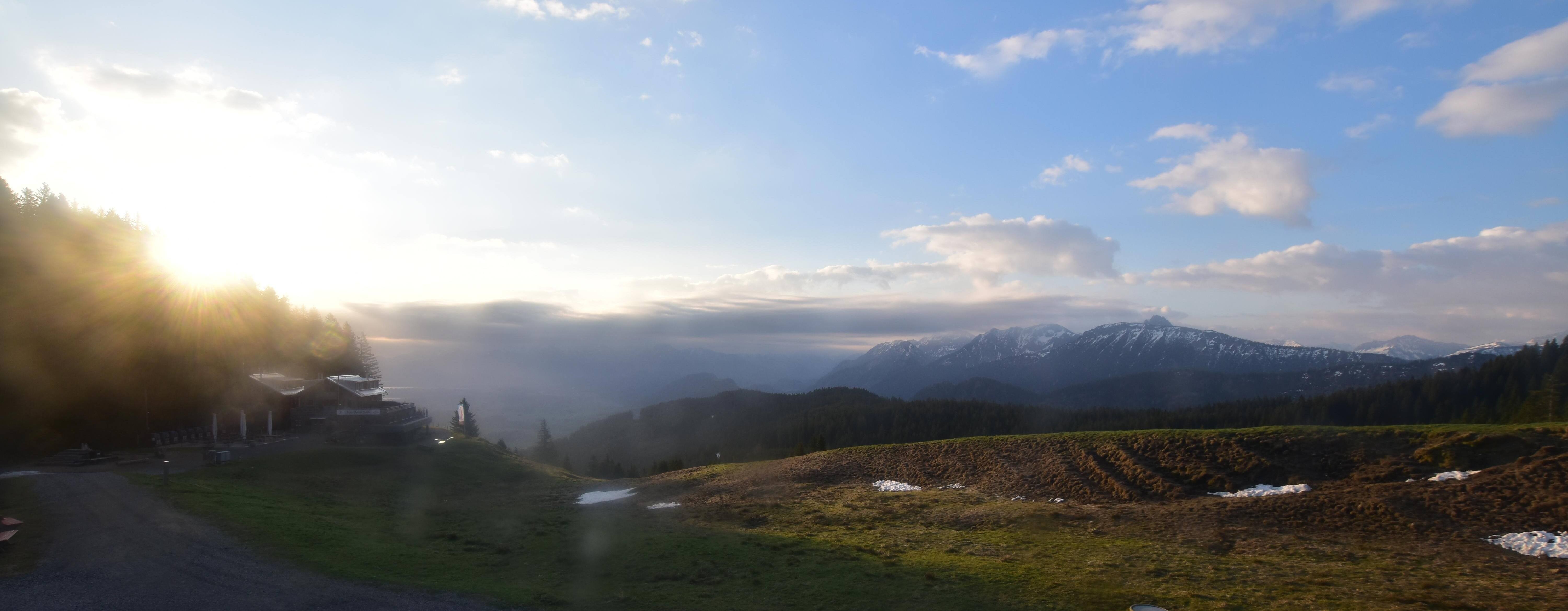 Archiv Foto Webcam Alpspitzbahn Nesselwang: Sportheim Böck