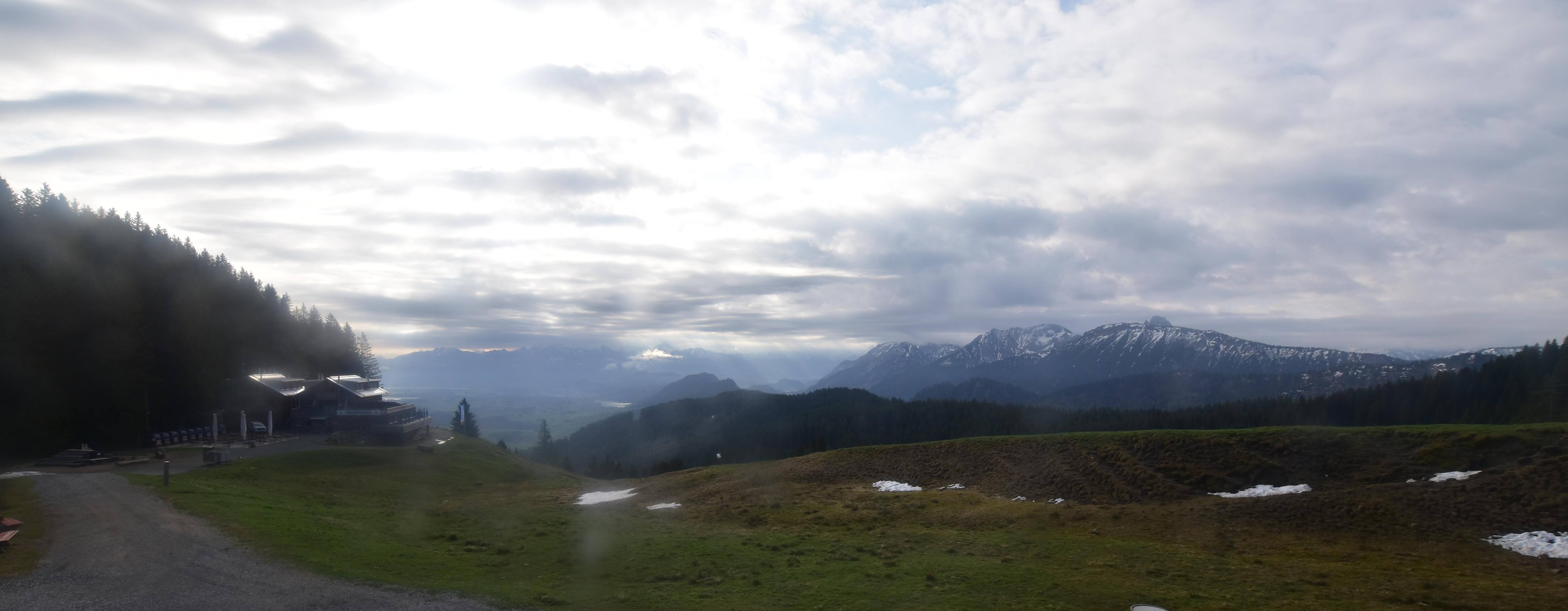 Archiv Foto Webcam Alpspitzbahn Nesselwang: Sportheim Böck