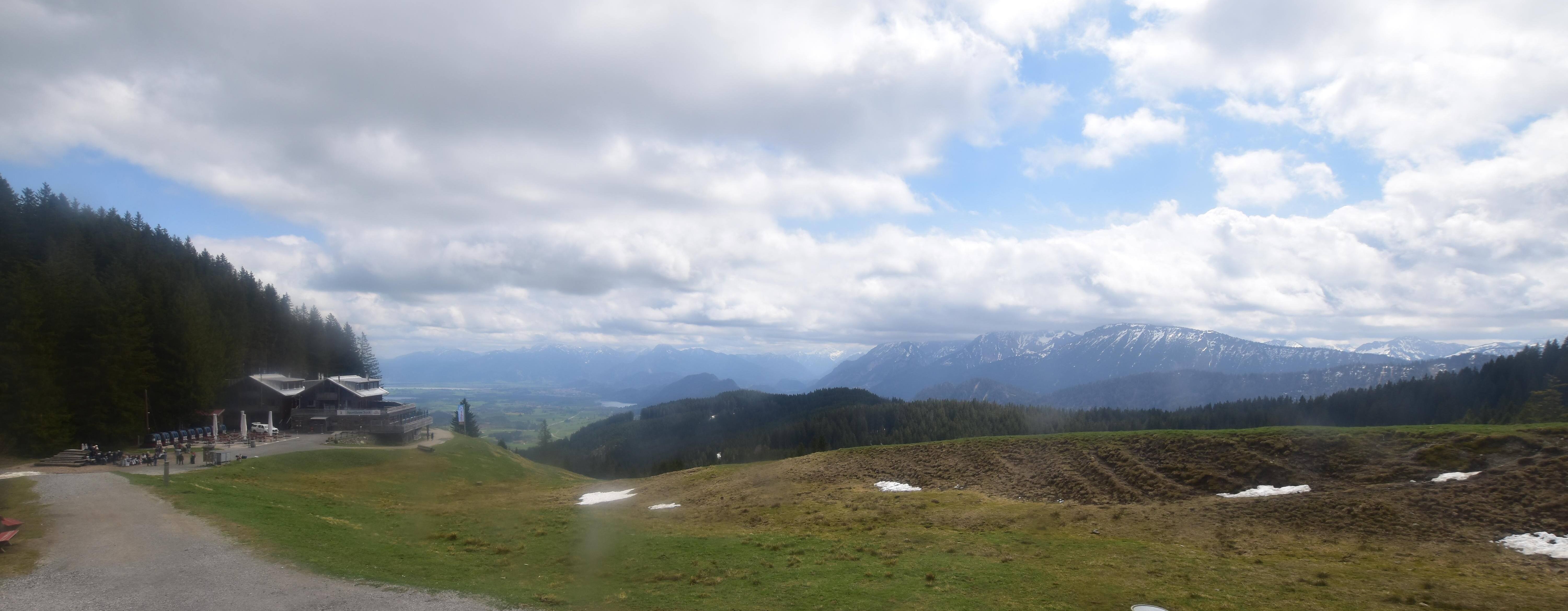Archiv Foto Webcam Alpspitzbahn Nesselwang: Sportheim Böck