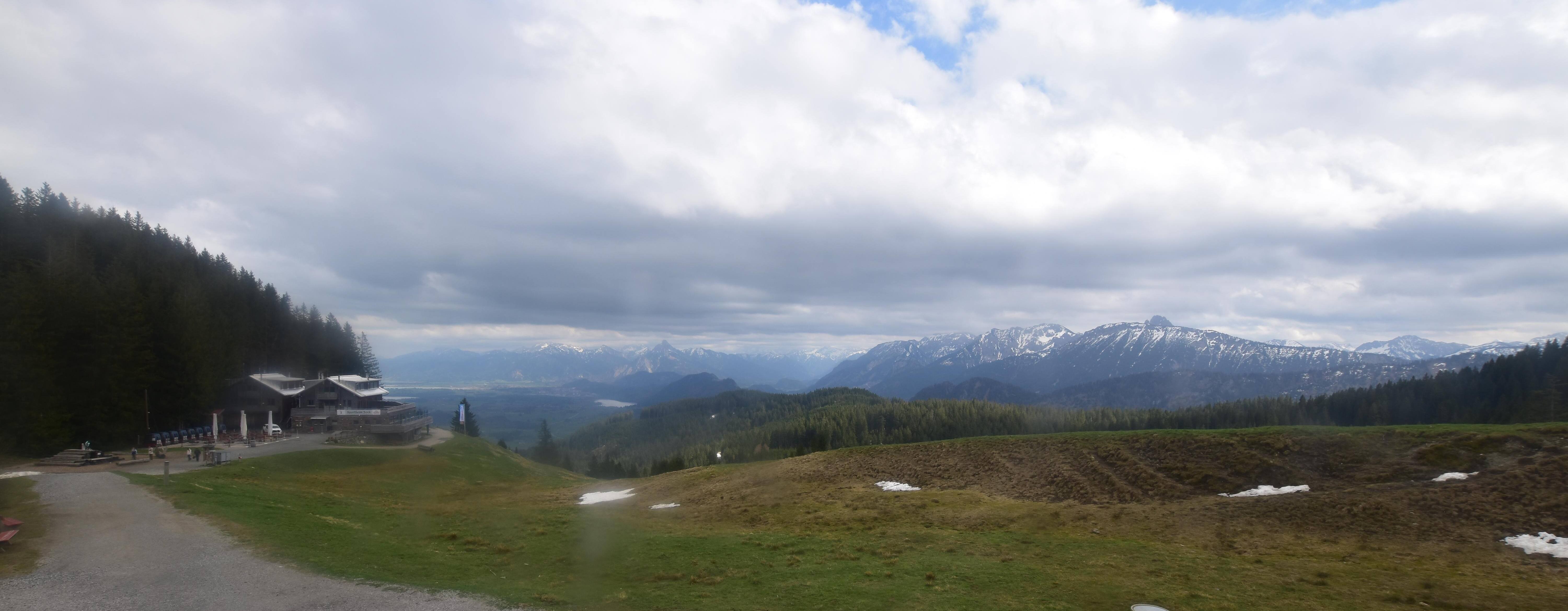 Archiv Foto Webcam Alpspitzbahn Nesselwang: Sportheim Böck