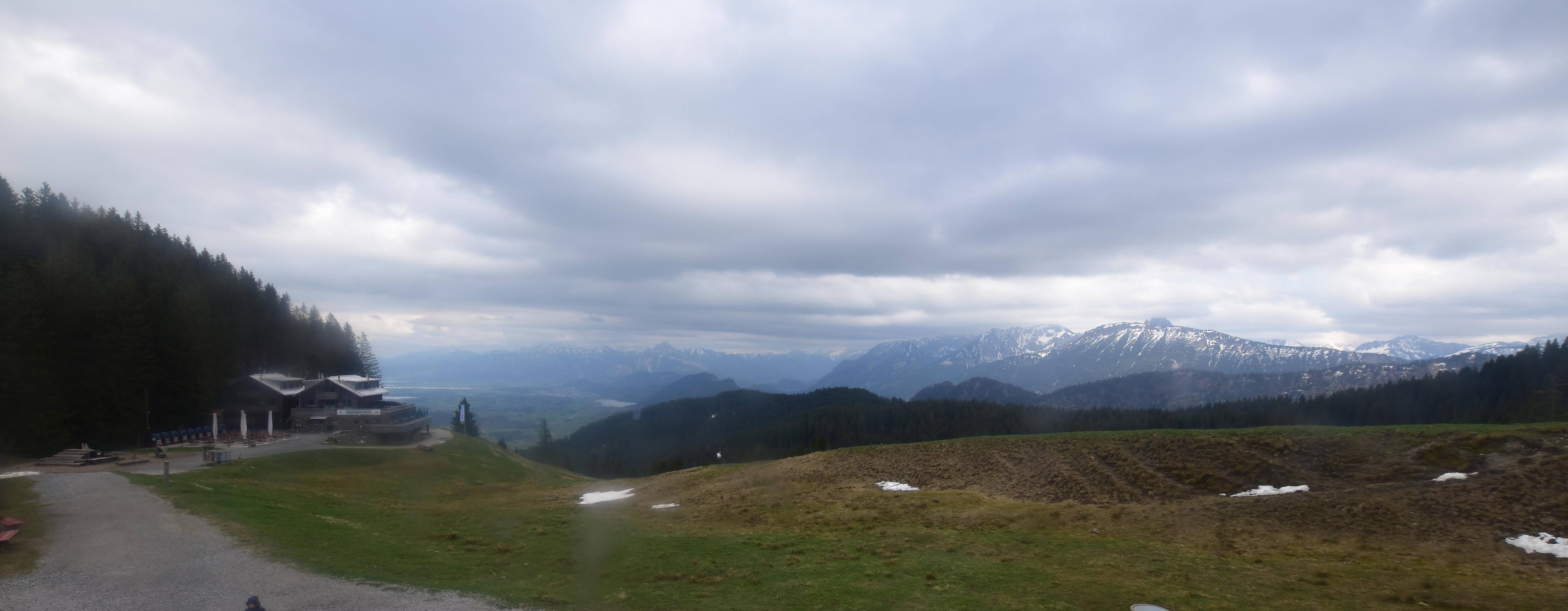 Archiv Foto Webcam Alpspitzbahn Nesselwang: Sportheim Böck