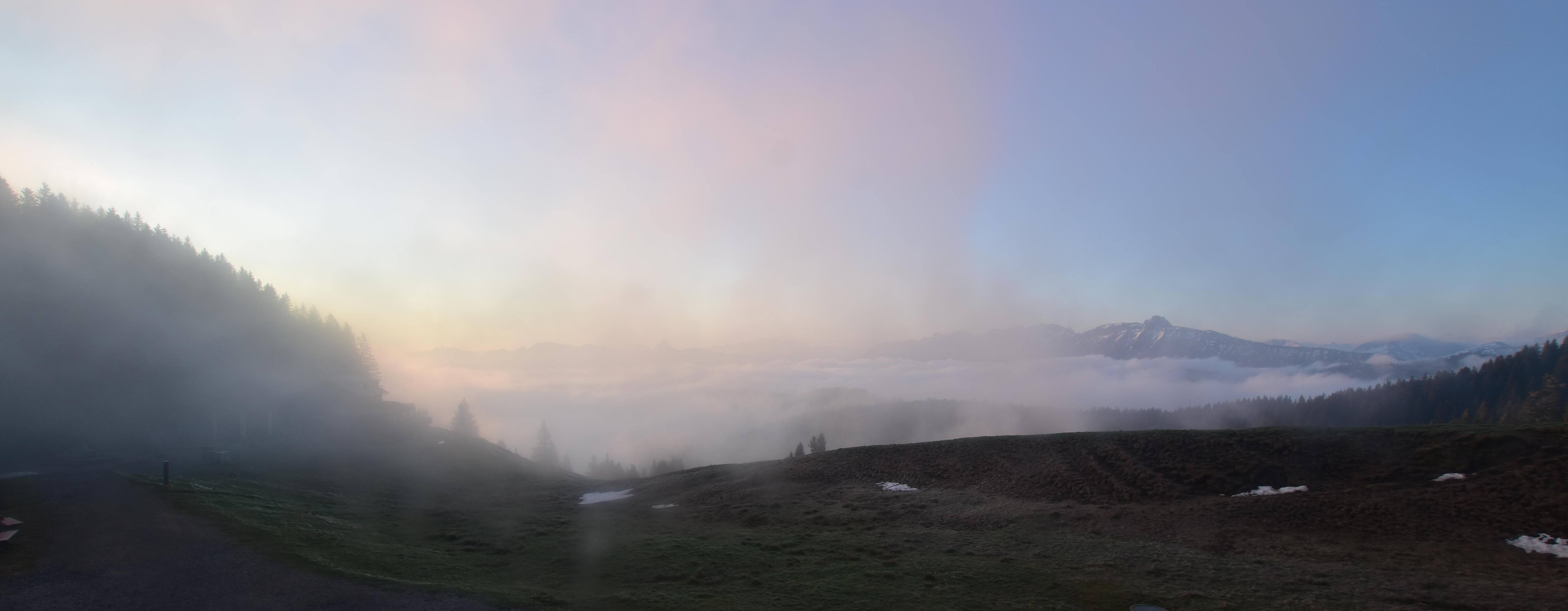 Archived image Webcam Alpspitzbahn Nesselwang: Sports Club Böck