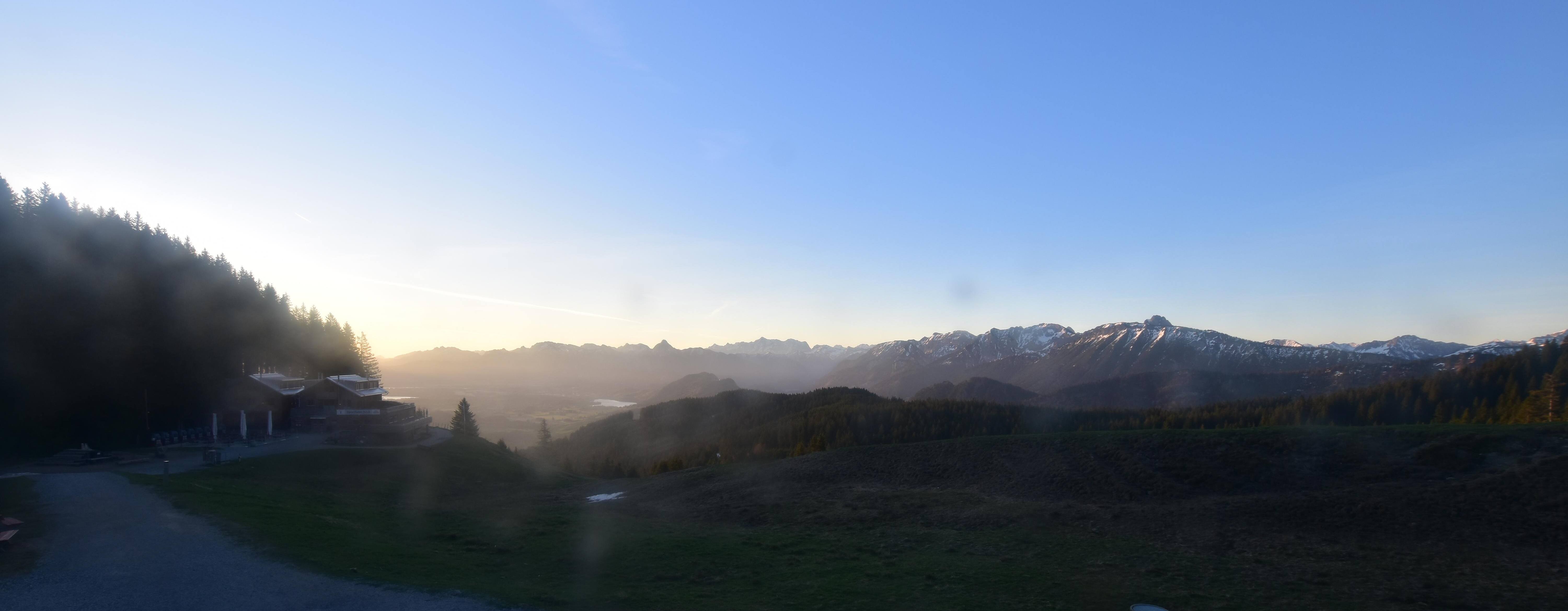 Archiv Foto Webcam Alpspitzbahn Nesselwang: Sportheim Böck