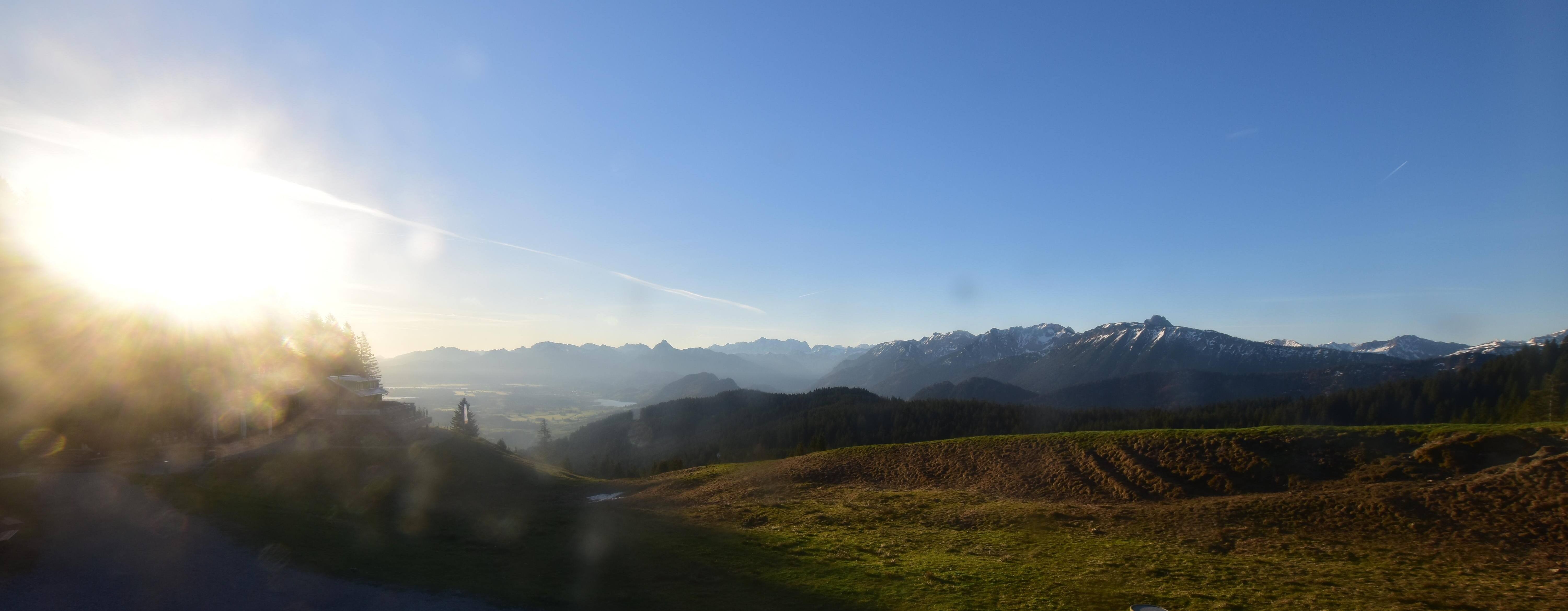 Archiv Foto Webcam Alpspitzbahn Nesselwang: Sportheim Böck