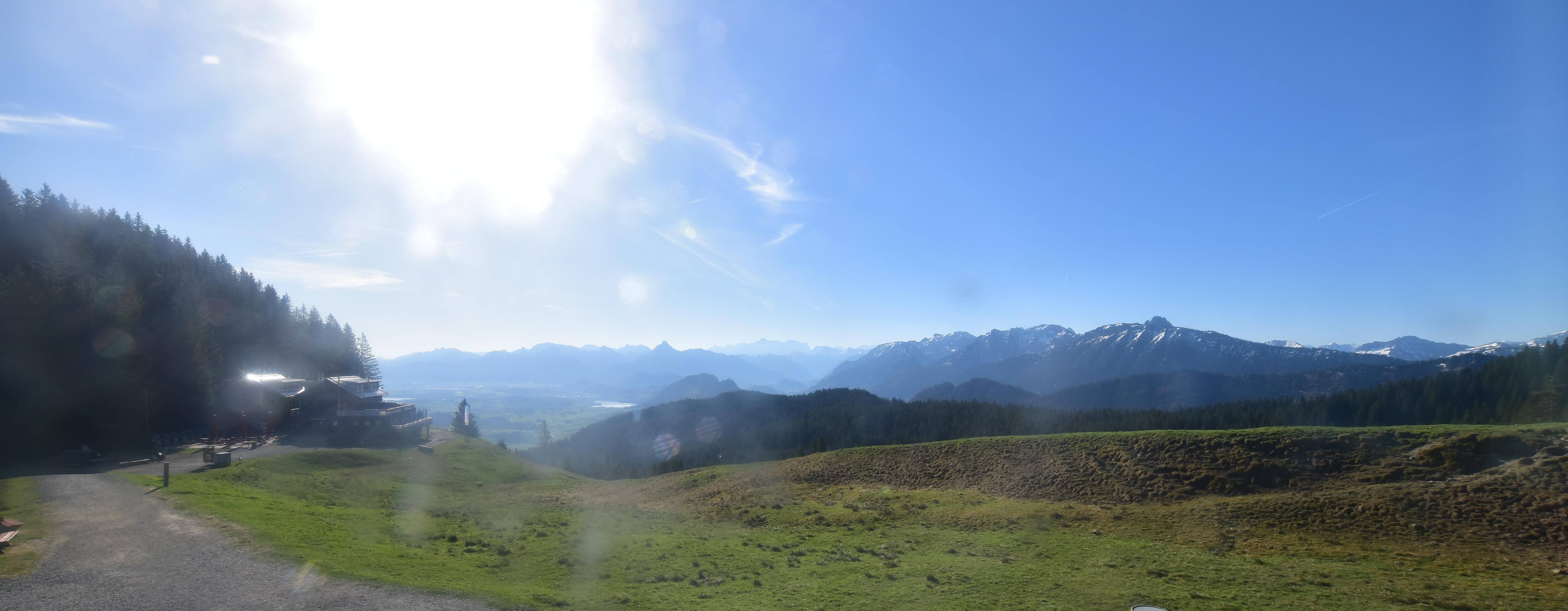 Archiv Foto Webcam Alpspitzbahn Nesselwang: Sportheim Böck