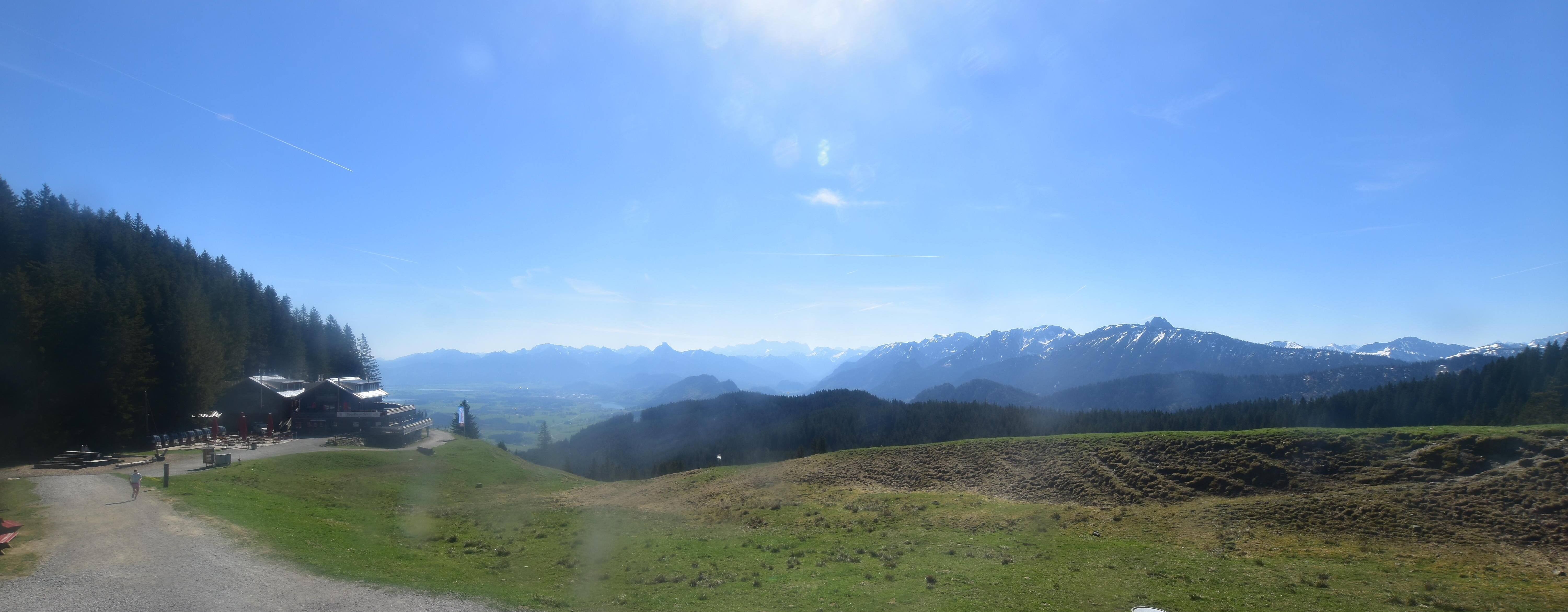 Archiv Foto Webcam Alpspitzbahn Nesselwang: Sportheim Böck