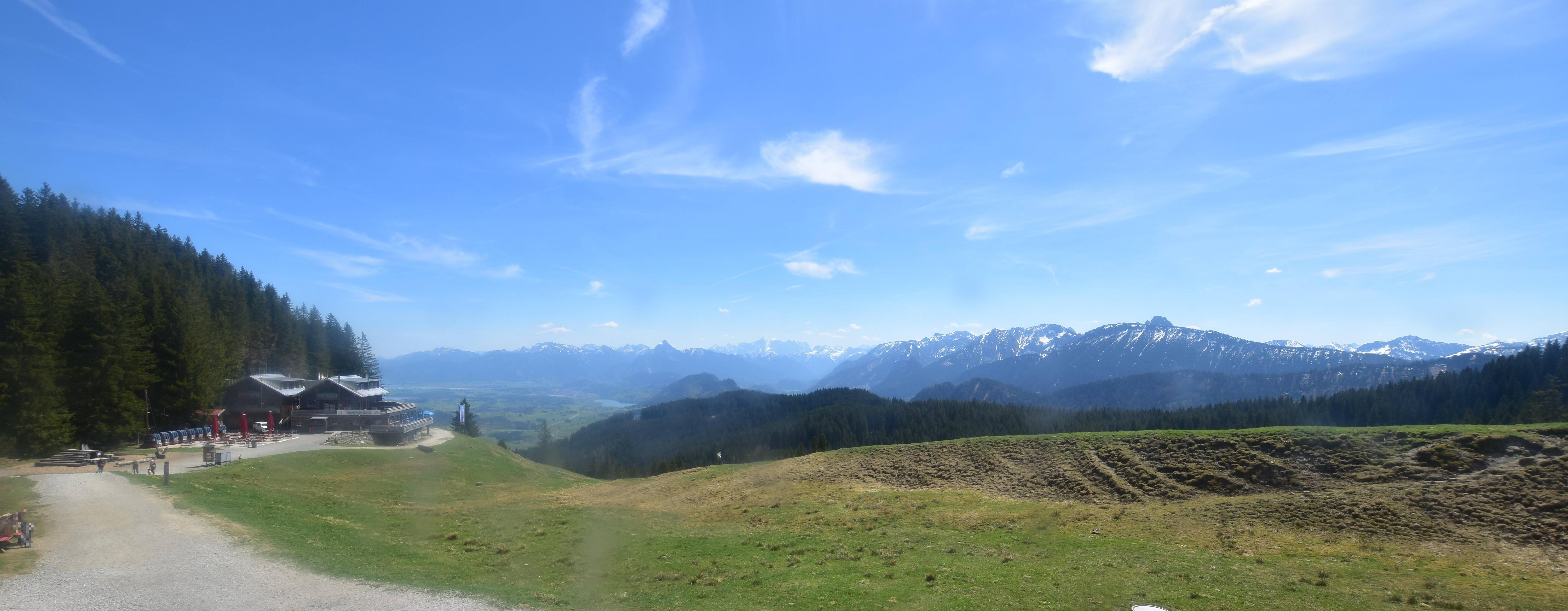 Archiv Foto Webcam Alpspitzbahn Nesselwang: Sportheim Böck
