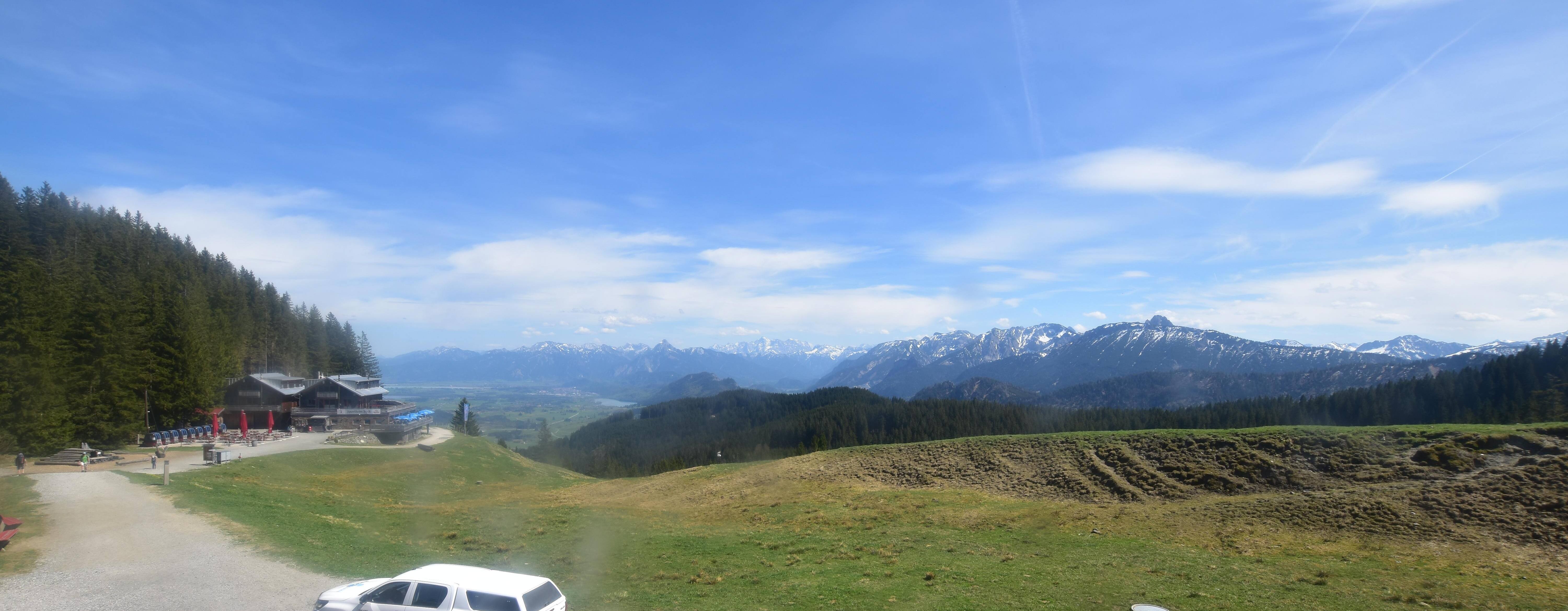 Archiv Foto Webcam Alpspitzbahn Nesselwang: Sportheim Böck