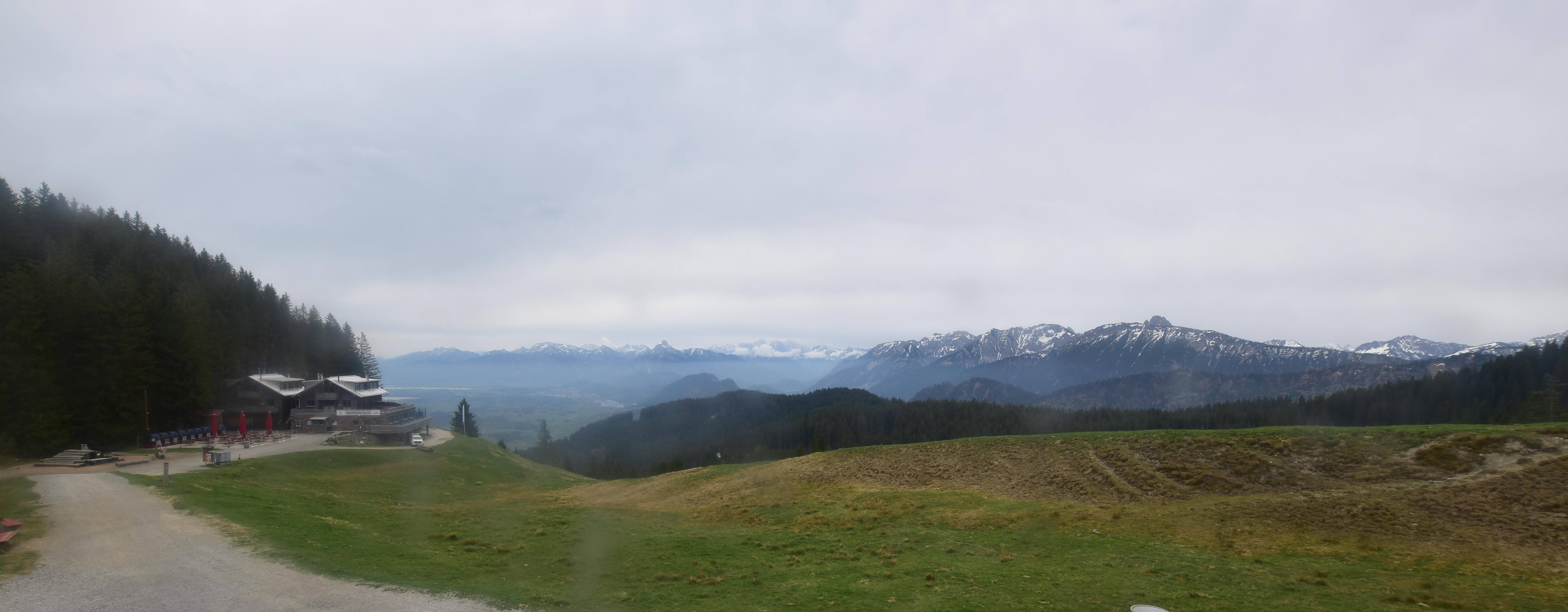 Archiv Foto Webcam Alpspitzbahn Nesselwang: Sportheim Böck