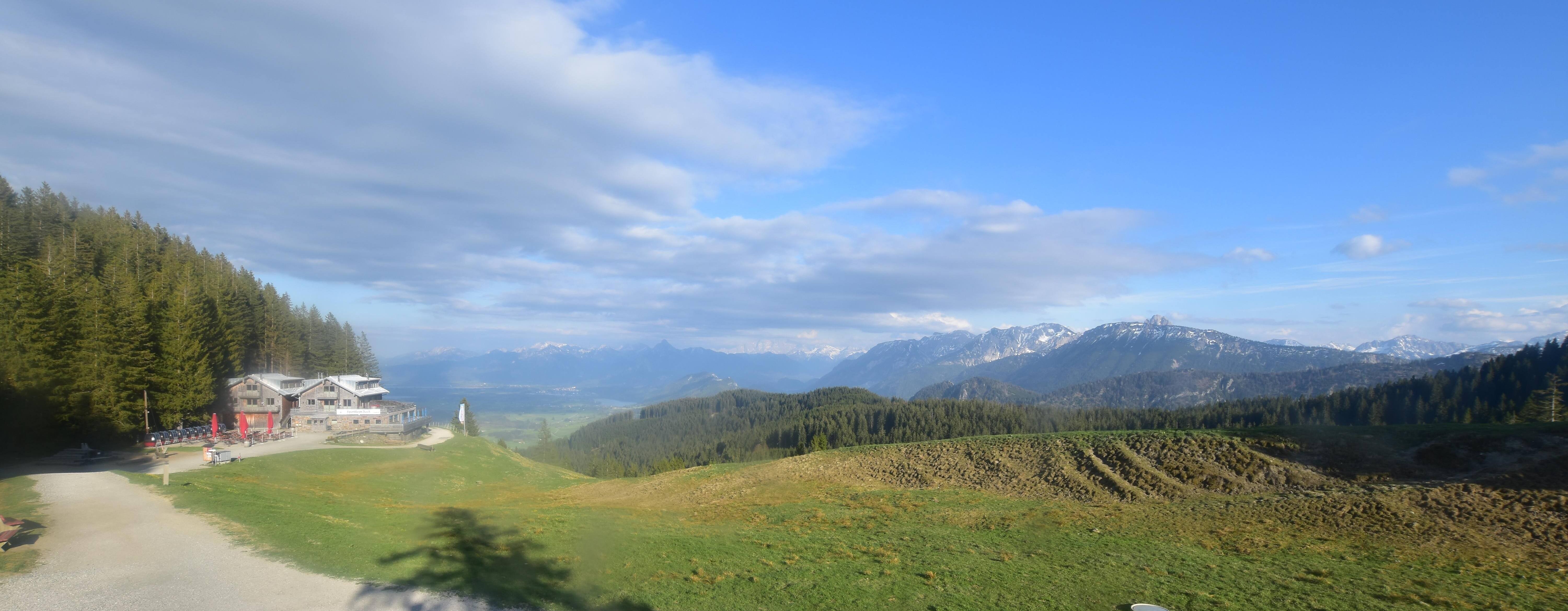 Archiv Foto Webcam Alpspitzbahn Nesselwang: Sportheim Böck