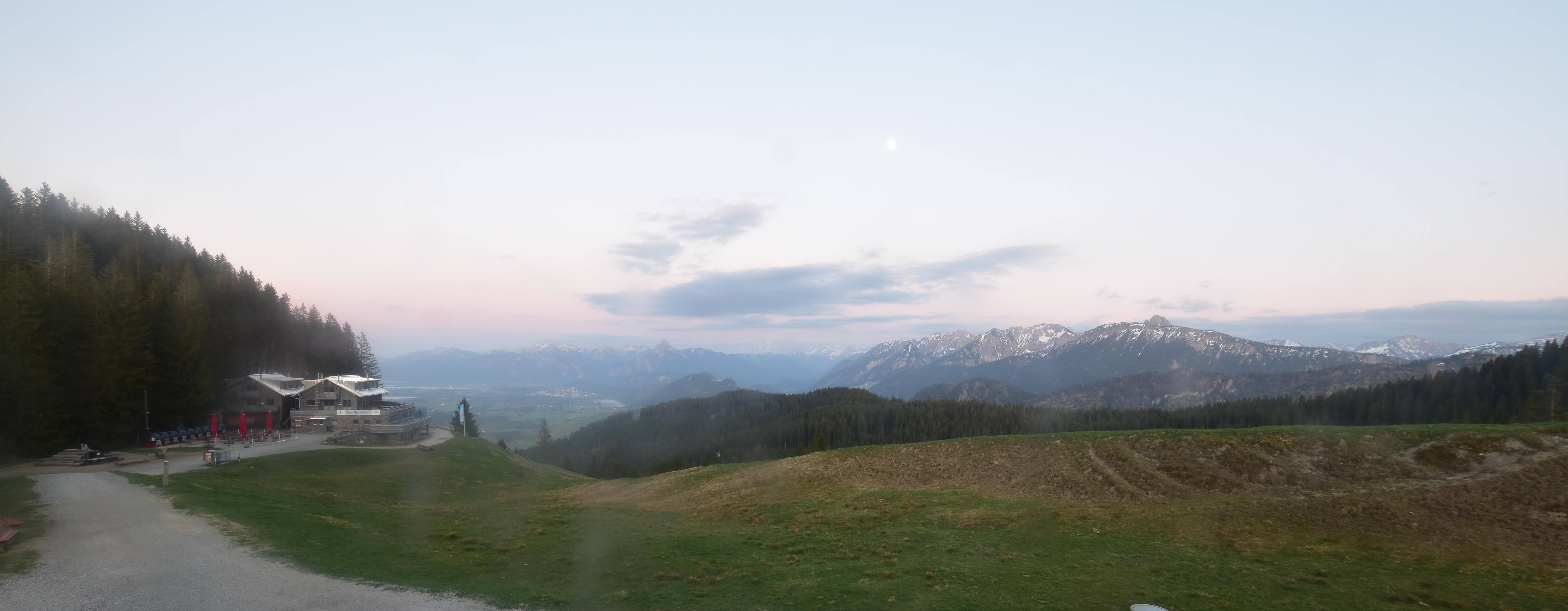 Archiv Foto Webcam Alpspitzbahn Nesselwang: Sportheim Böck