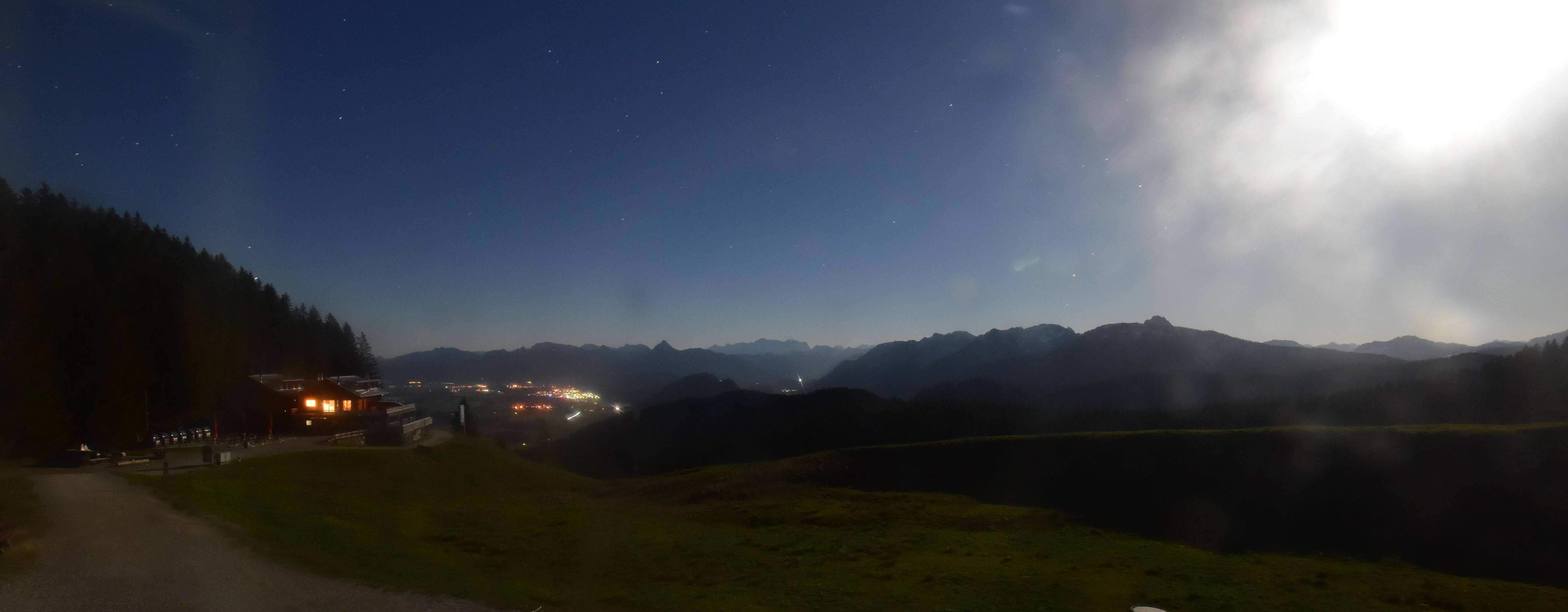 Archiv Foto Webcam Alpspitzbahn Nesselwang: Sportheim Böck