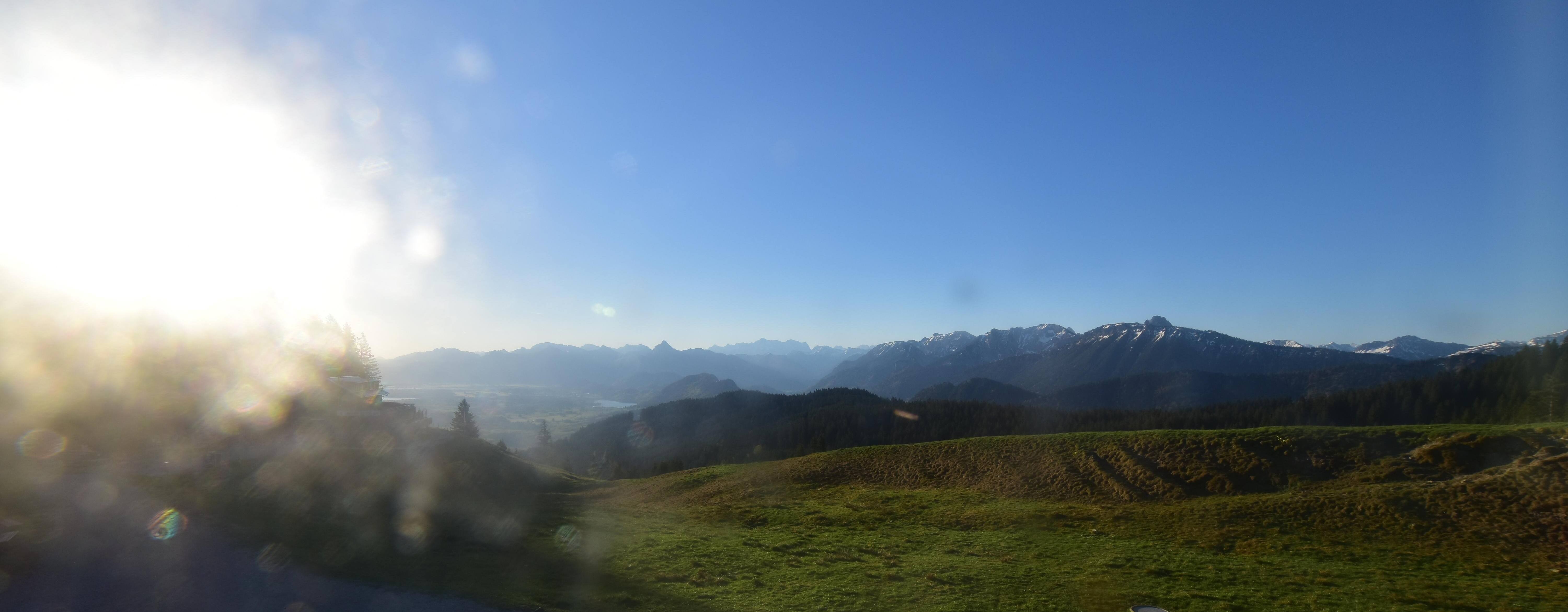Archiv Foto Webcam Alpspitzbahn Nesselwang: Sportheim Böck