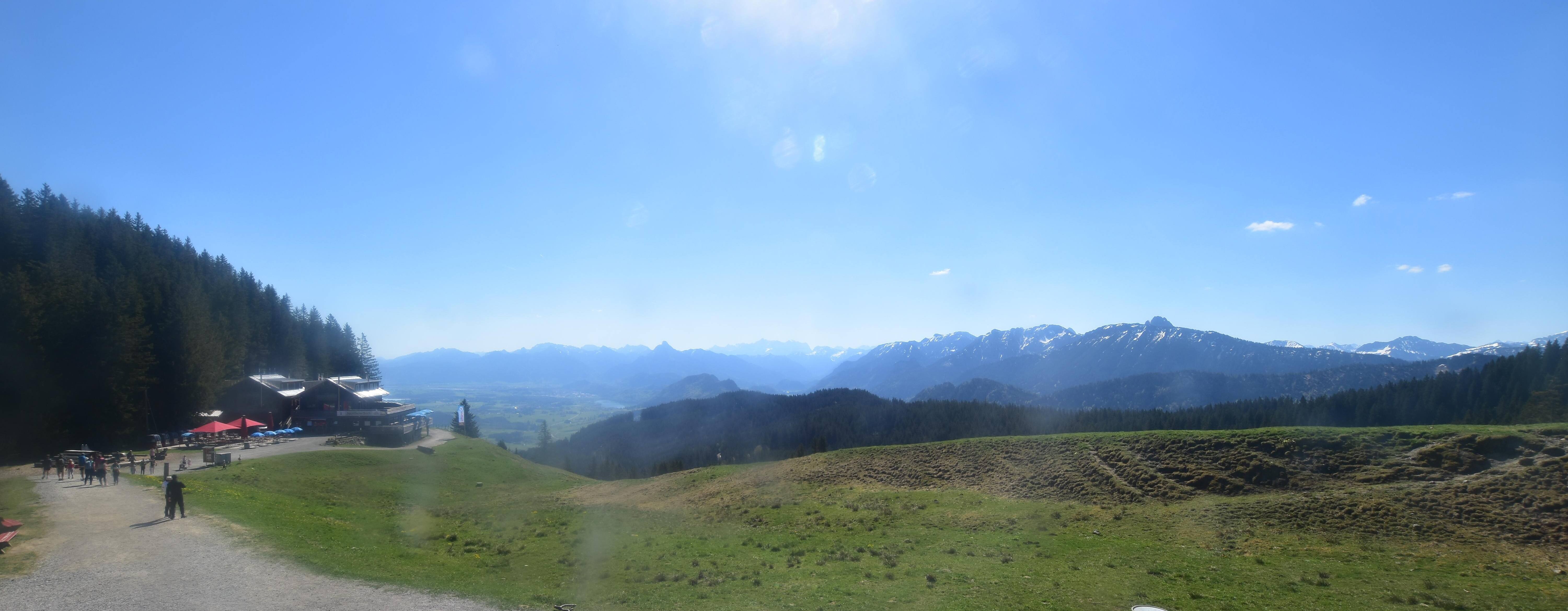 Archiv Foto Webcam Alpspitzbahn Nesselwang: Sportheim Böck