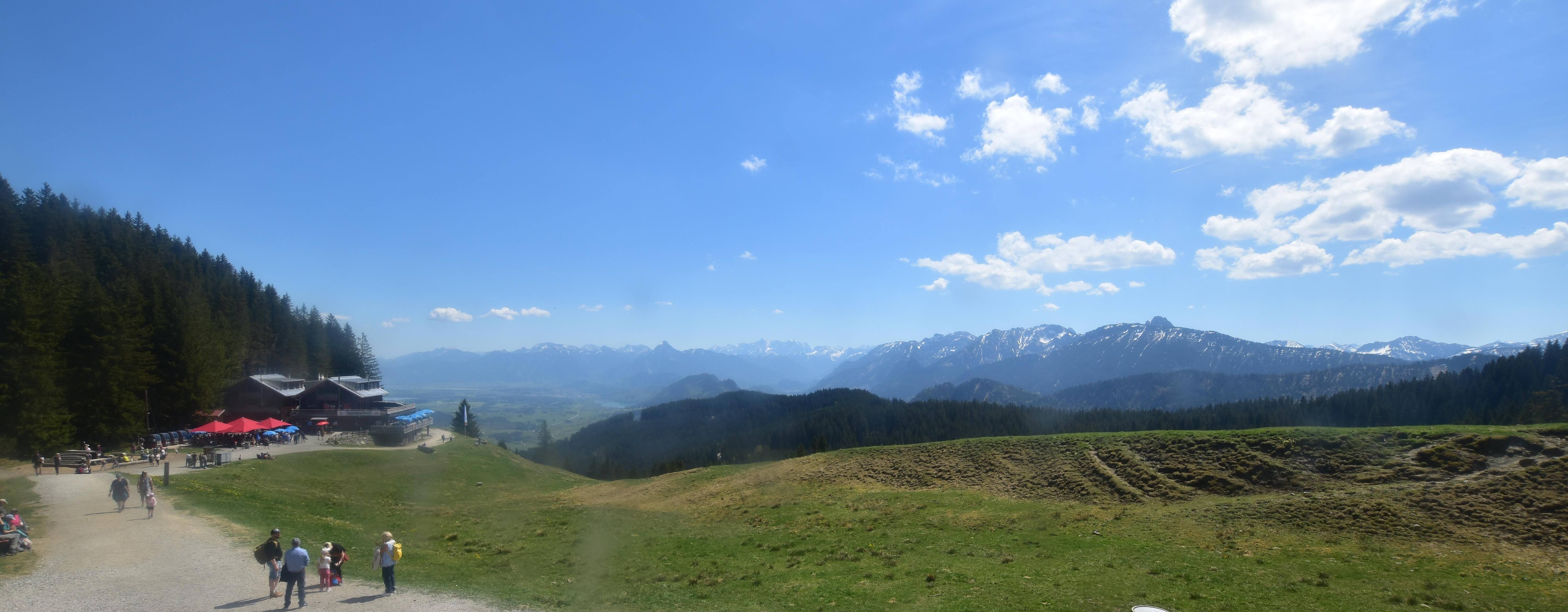 Archiv Foto Webcam Alpspitzbahn Nesselwang: Sportheim Böck