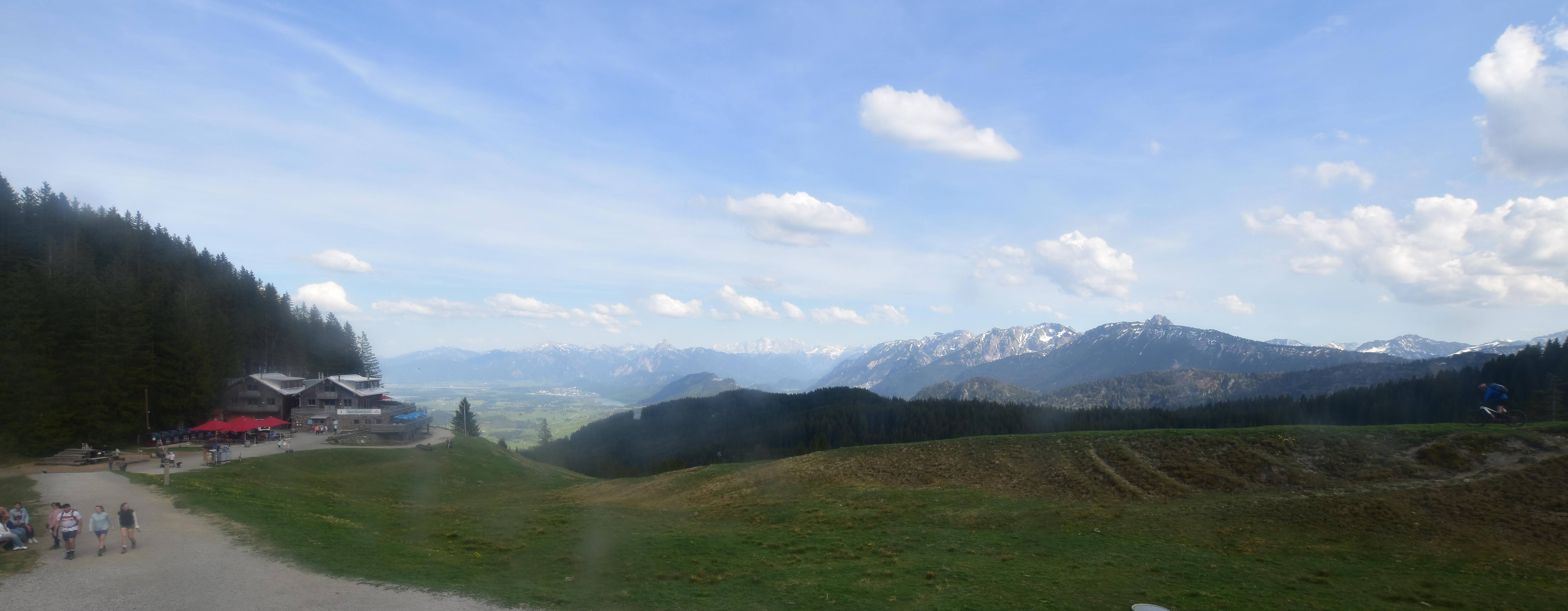 Archiv Foto Webcam Alpspitzbahn Nesselwang: Sportheim Böck