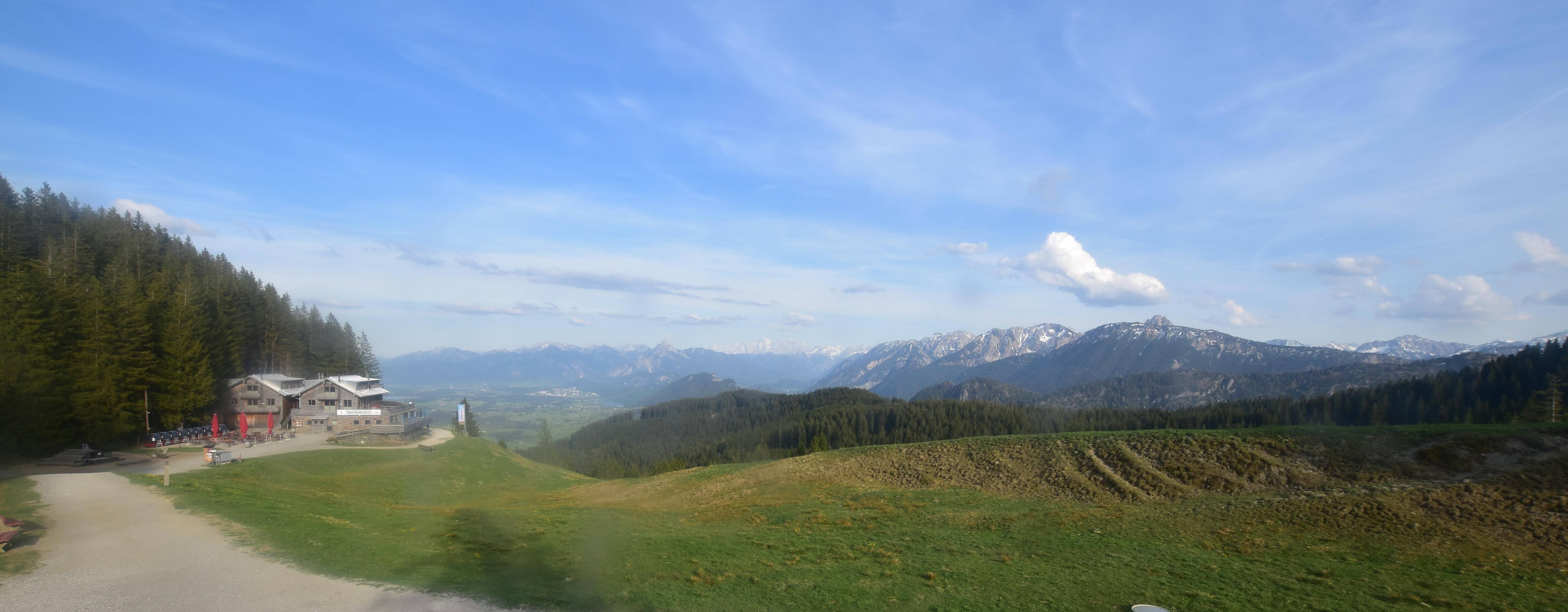 Archiv Foto Webcam Alpspitzbahn Nesselwang: Sportheim Böck