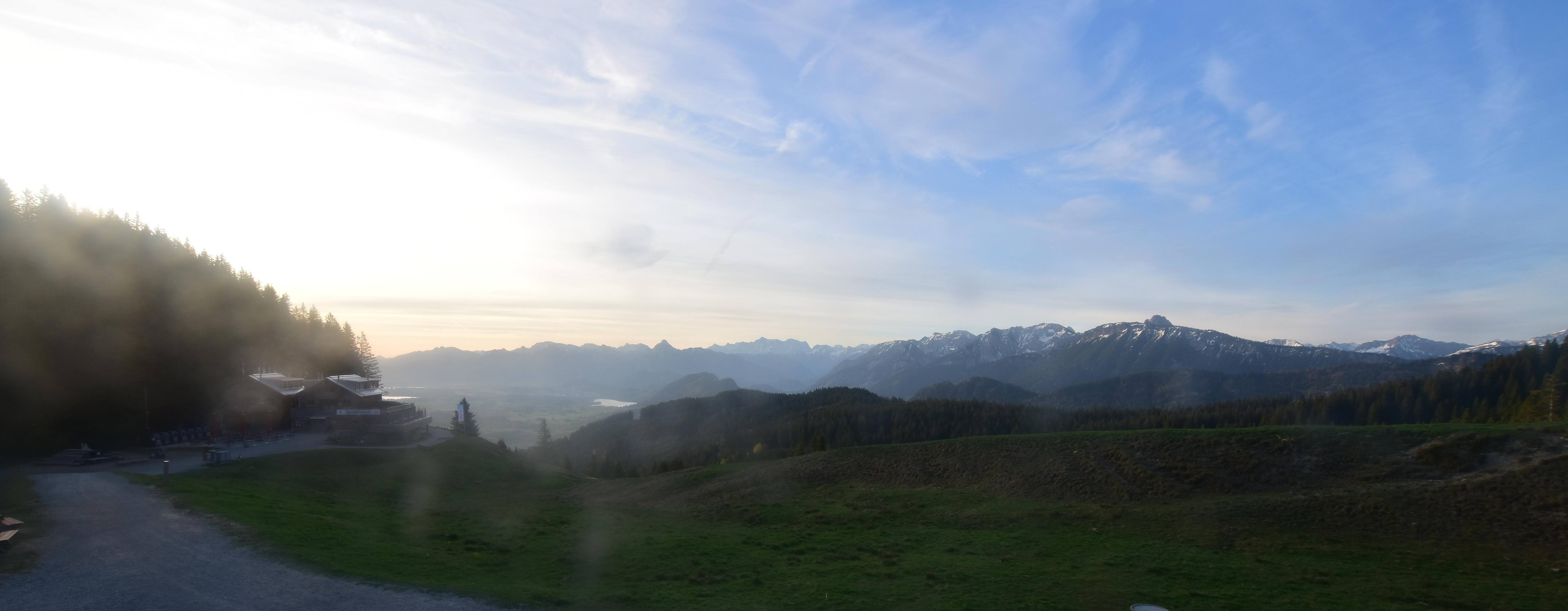 Archiv Foto Webcam Alpspitzbahn Nesselwang: Sportheim Böck