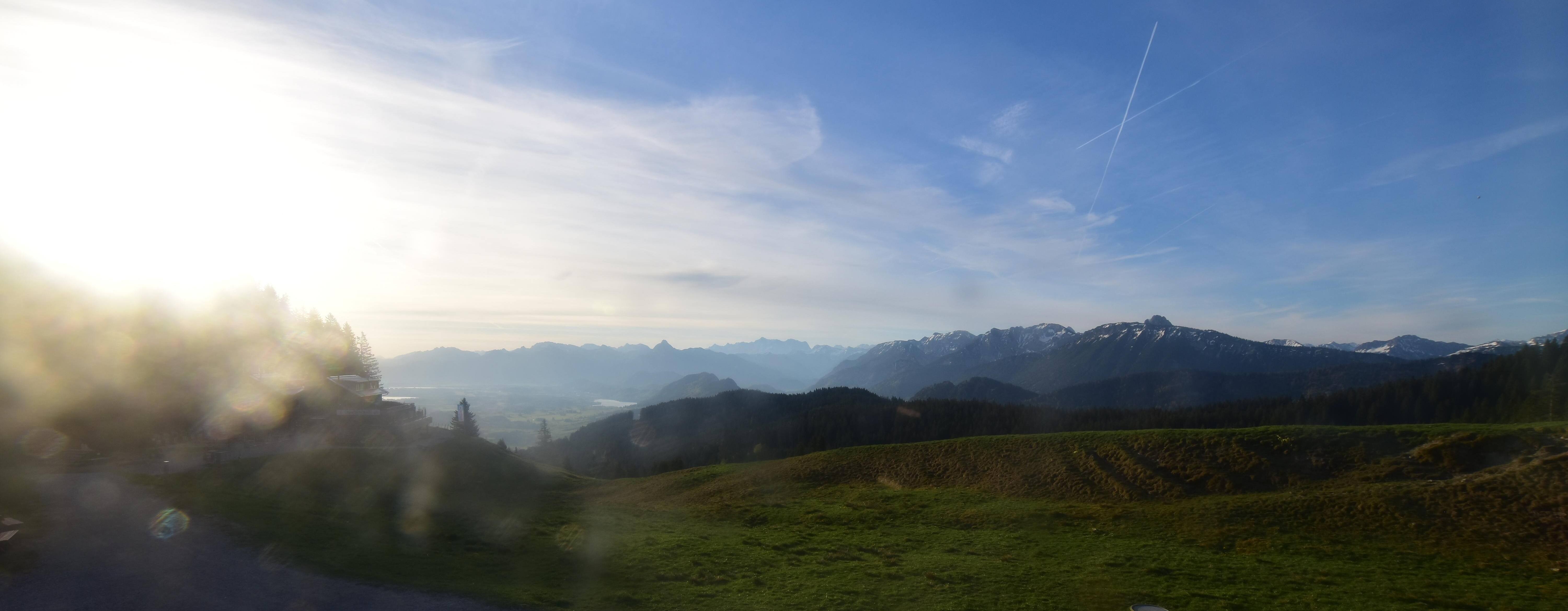 Archiv Foto Webcam Alpspitzbahn Nesselwang: Sportheim Böck