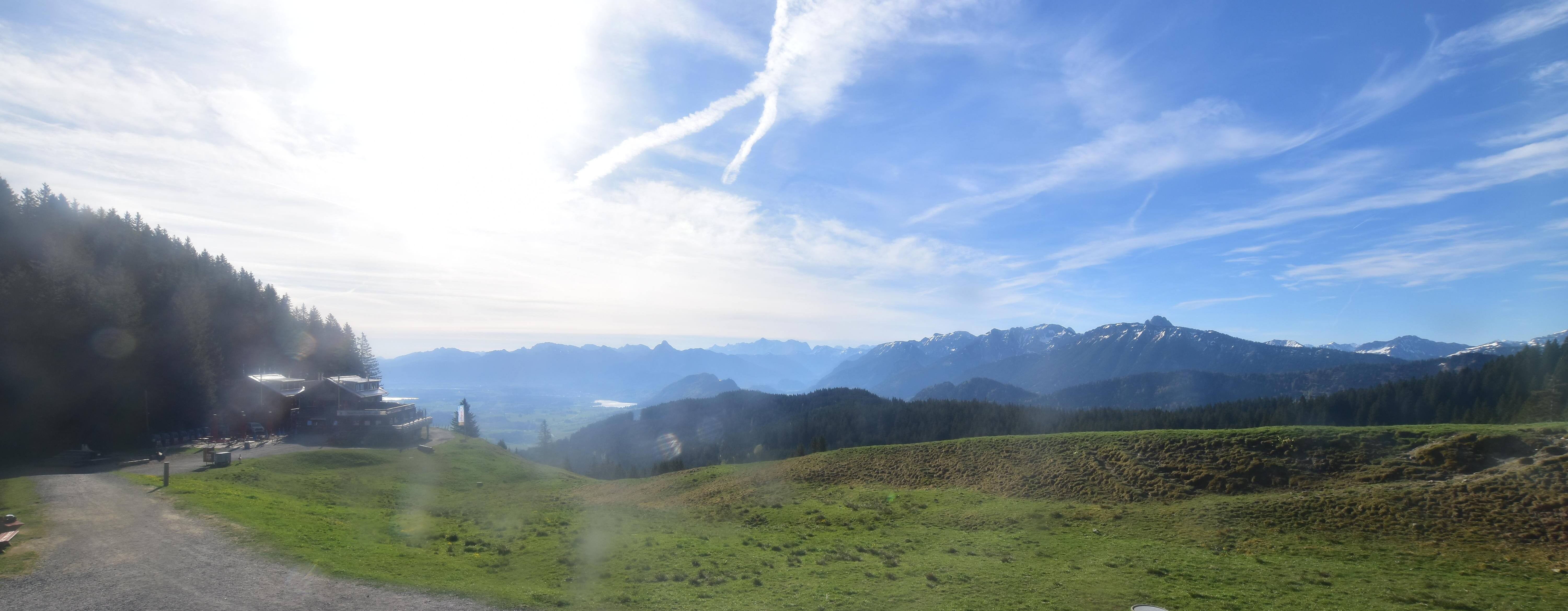 Archiv Foto Webcam Alpspitzbahn Nesselwang: Sportheim Böck