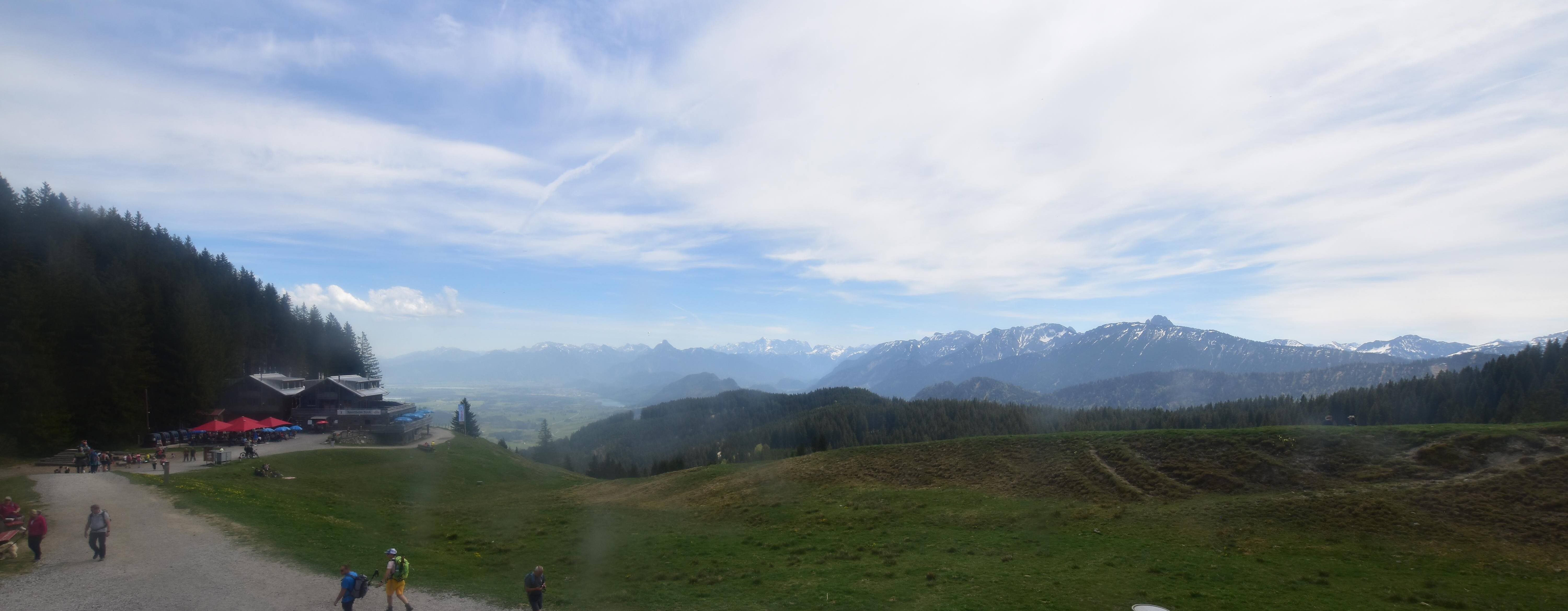 Archiv Foto Webcam Alpspitzbahn Nesselwang: Sportheim Böck